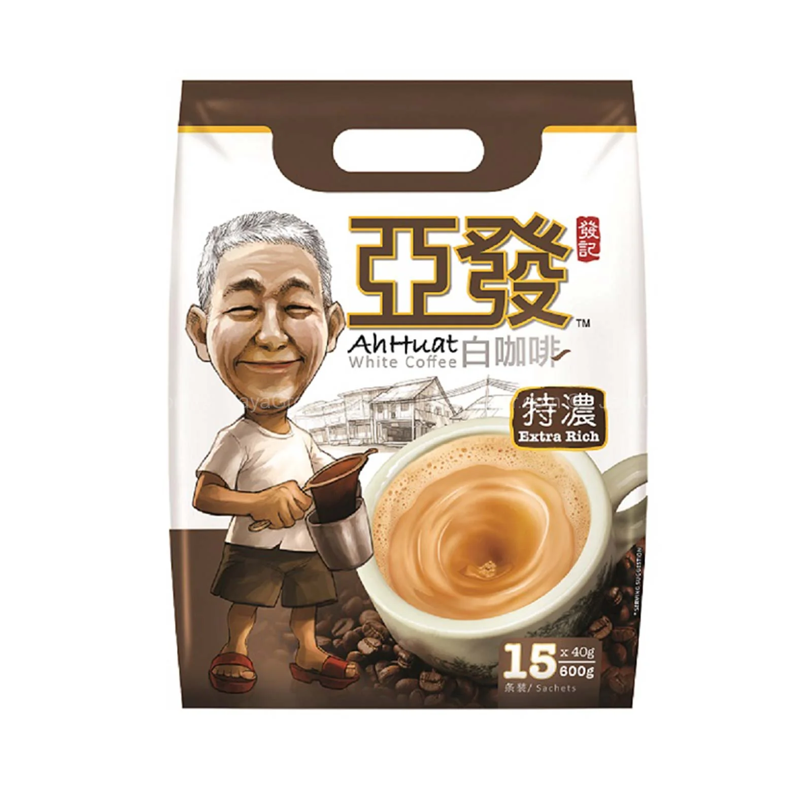 Ah Huat Extra Rich Instant Coffee 36g x 15 - Image 2