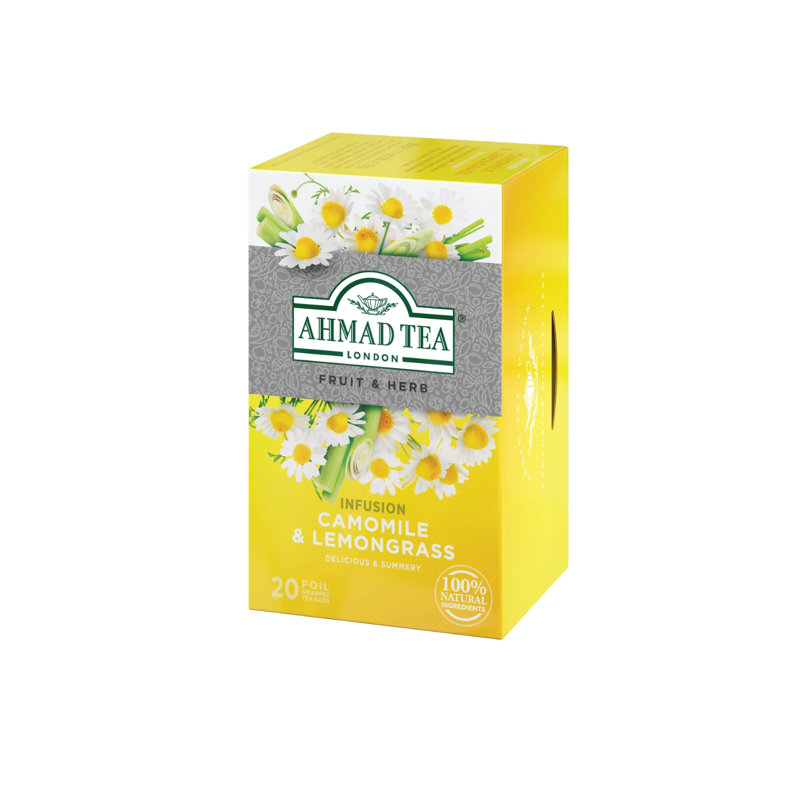 Ahmad Tea Camomile and Lemongrass Tea Bag 20pcs/pack - Image 2