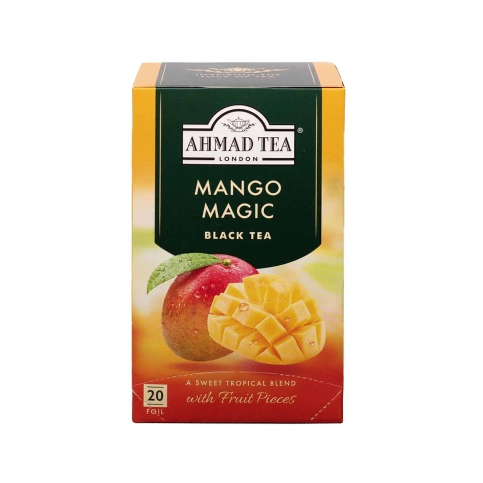 Ahmad Tea Mango Magic Flavoured Black Tea 40g - Image 2