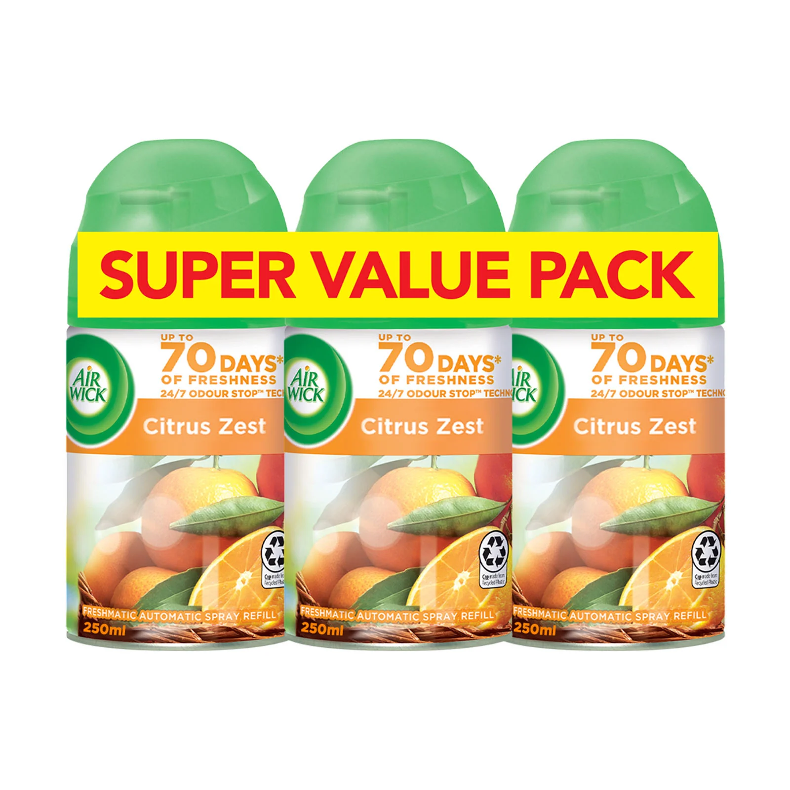 Air Wick Fresmatic Refills 2+1 Citrus 250ml - Image 2