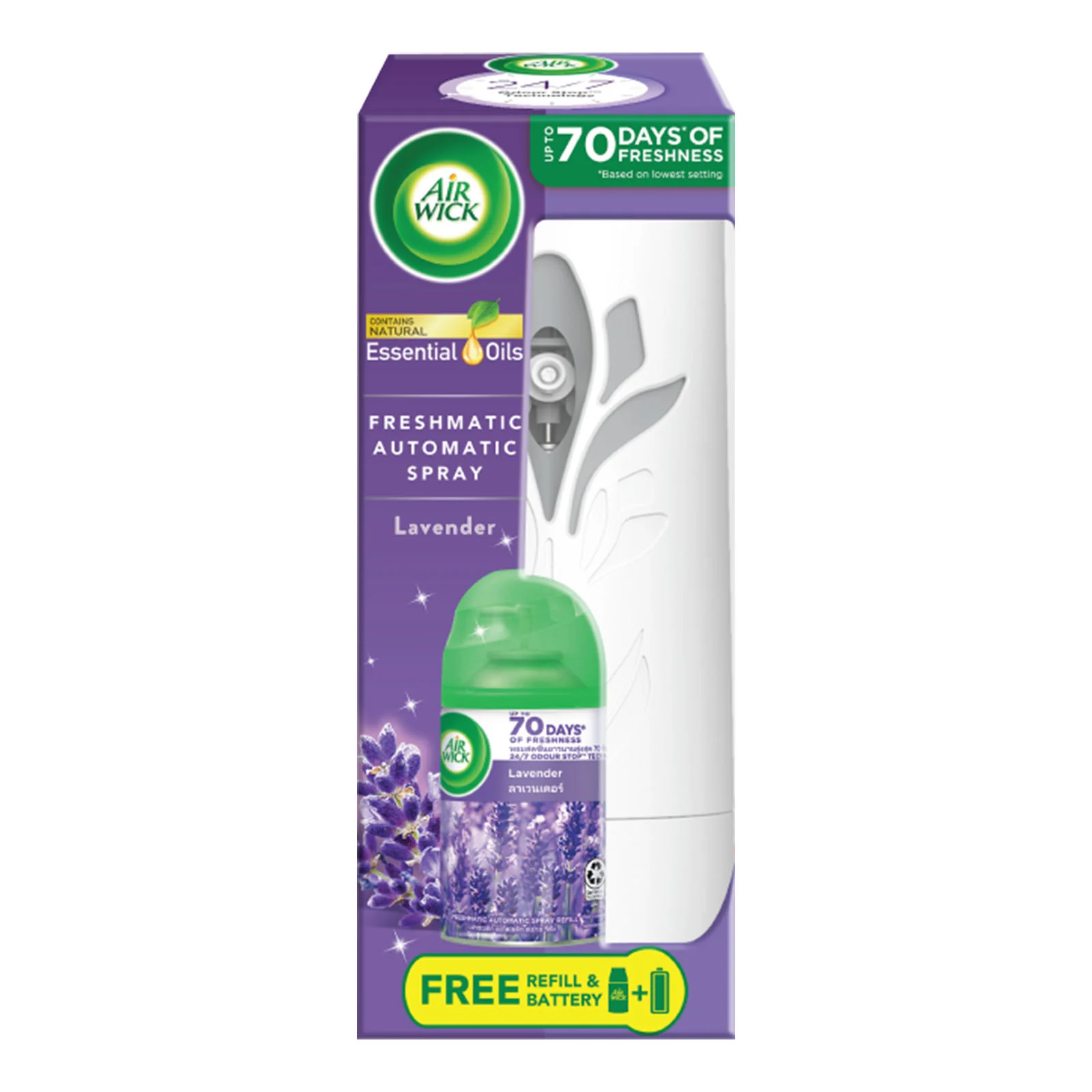 Air Wick Freshmatic Complete Starter Lavender 250ml - Image 2