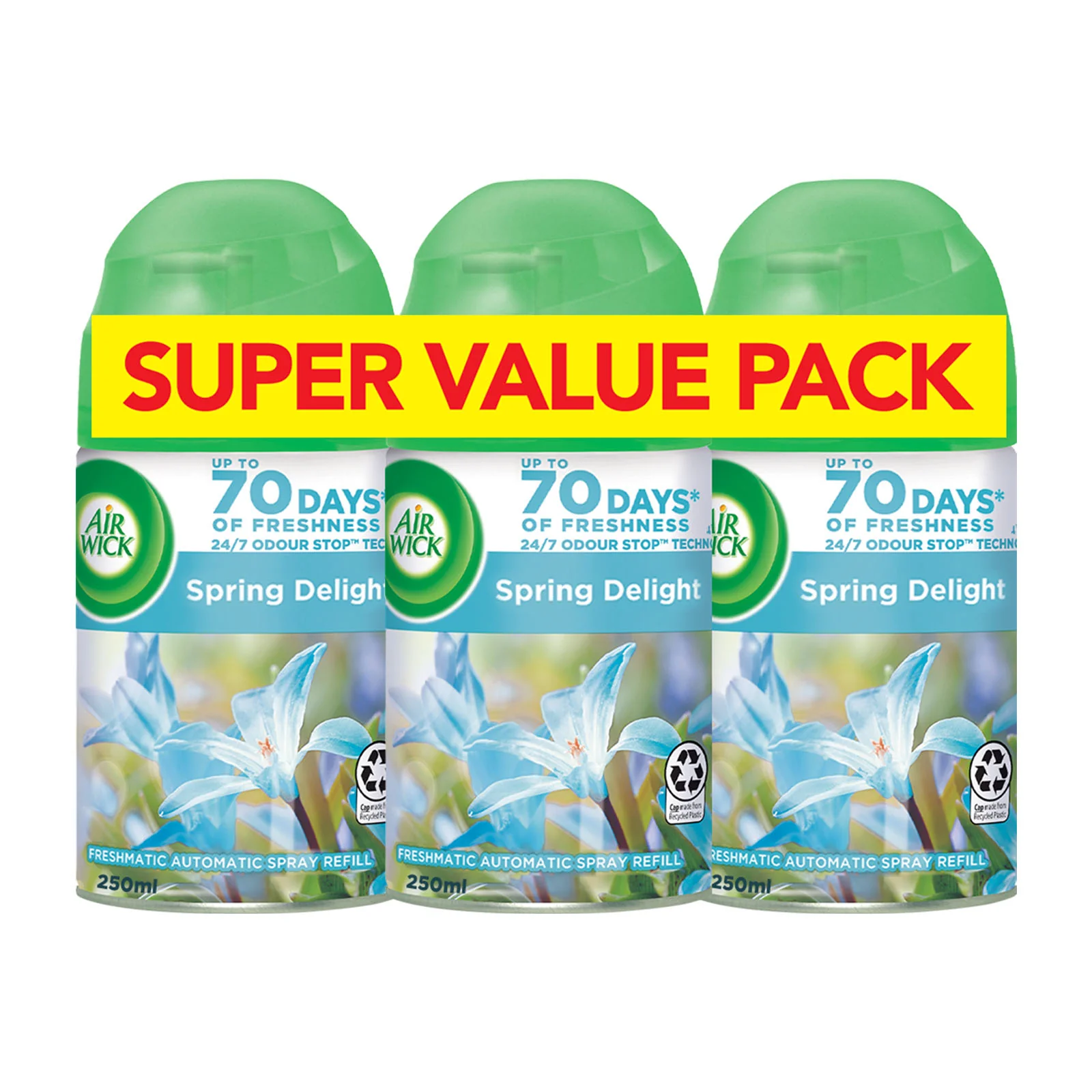 Air Wick Pure Fresmatic Refills 2+1 Spring Delight 250ml - Image 2