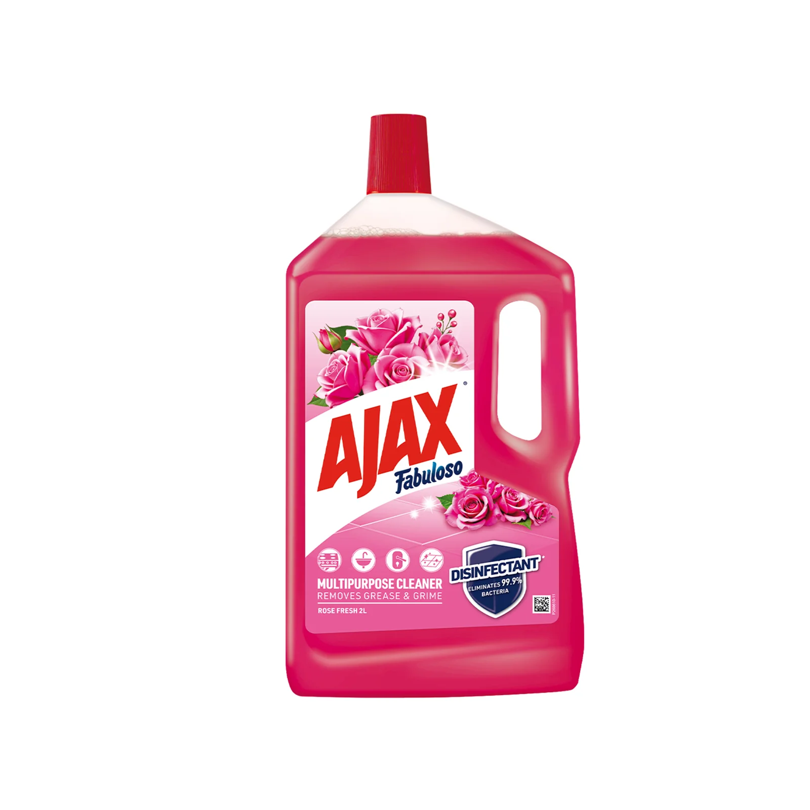 Ajax Fabuloso Floor Cleaner Rose Scent 2L - Image 2