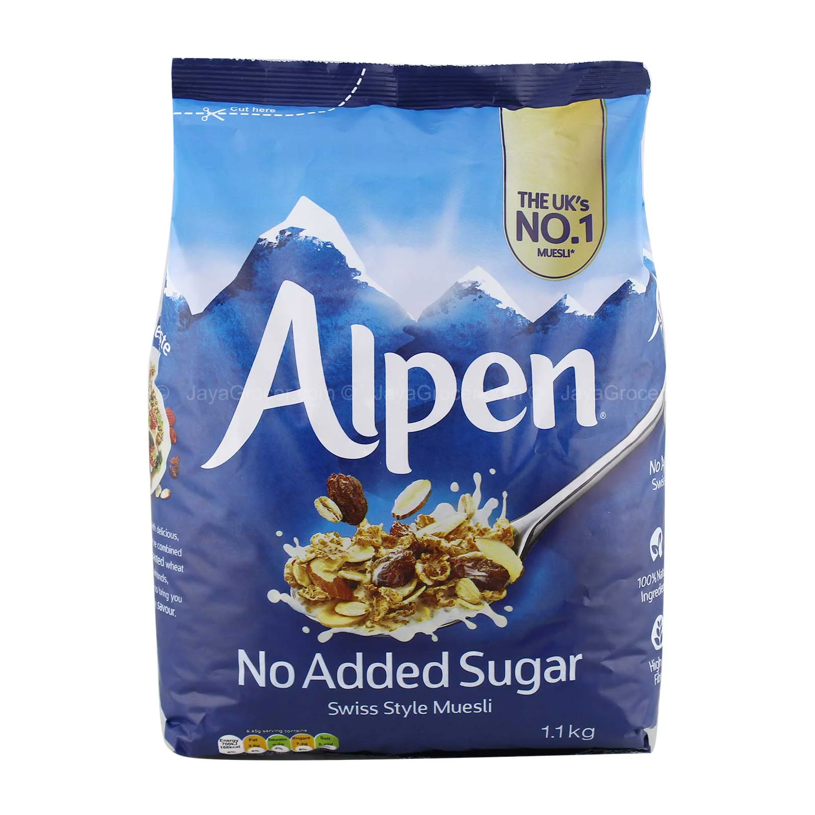 Alpen No Added Sugar Swiss Style Muesli 950g - Image 2