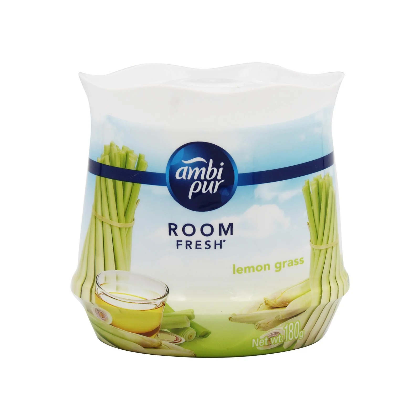 Ambi Pur Lemongrass Room Fresh Gel 180g - Image 2