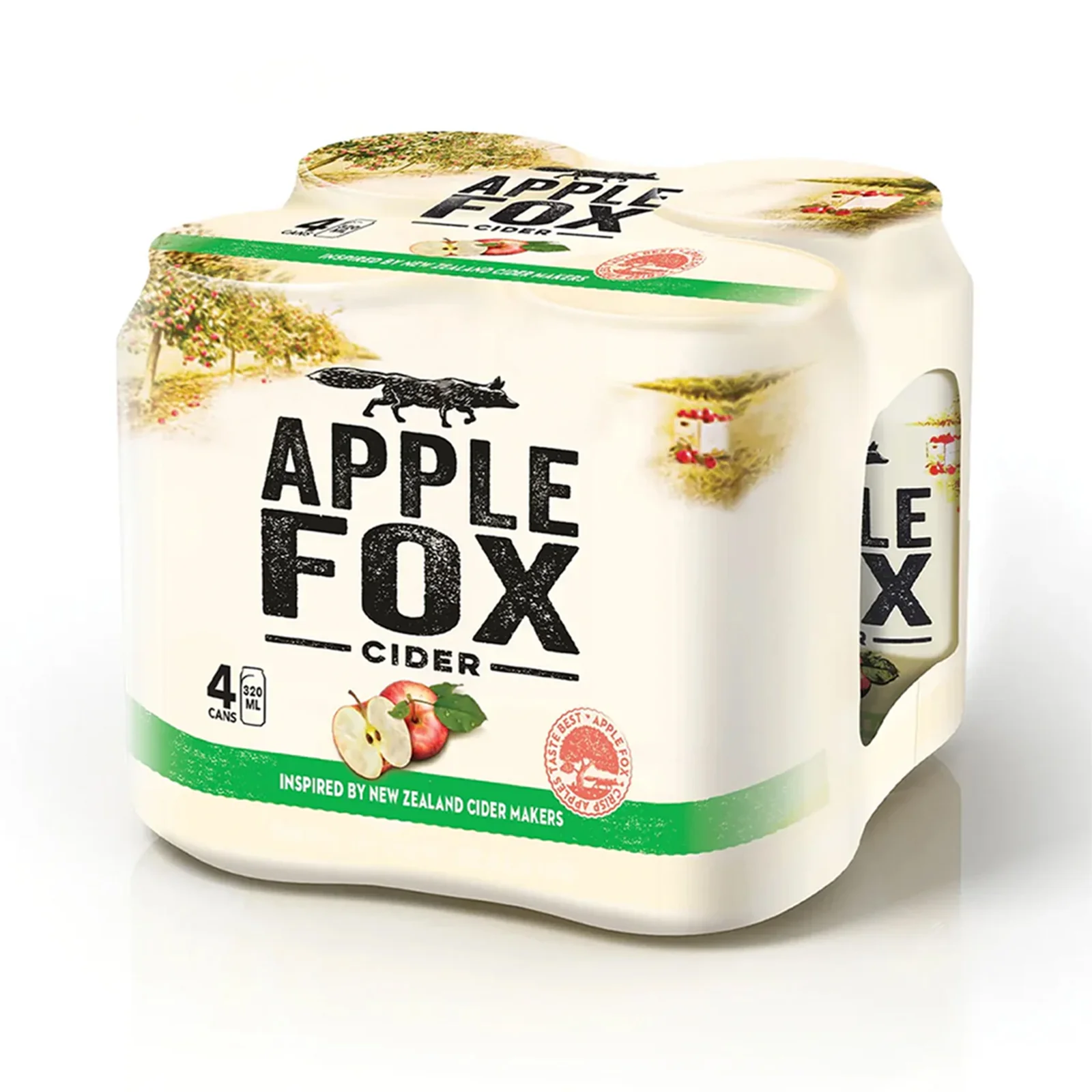 Apple Fox Cider Can 320ml - Image 2