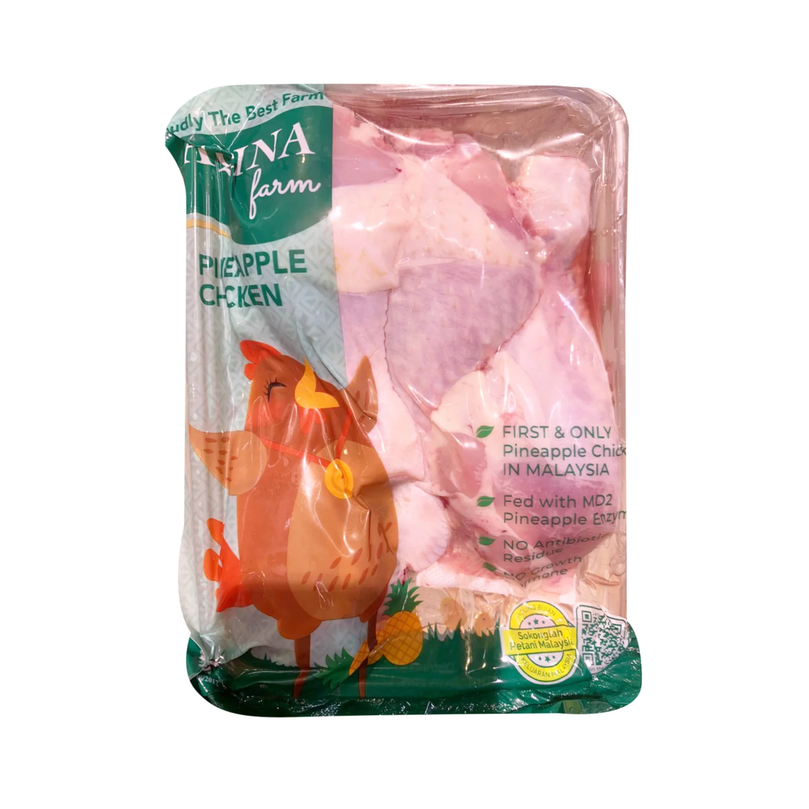 Aqina Chilled Pineapple Chicken Drumstick 4pcs/pack - Image 2
