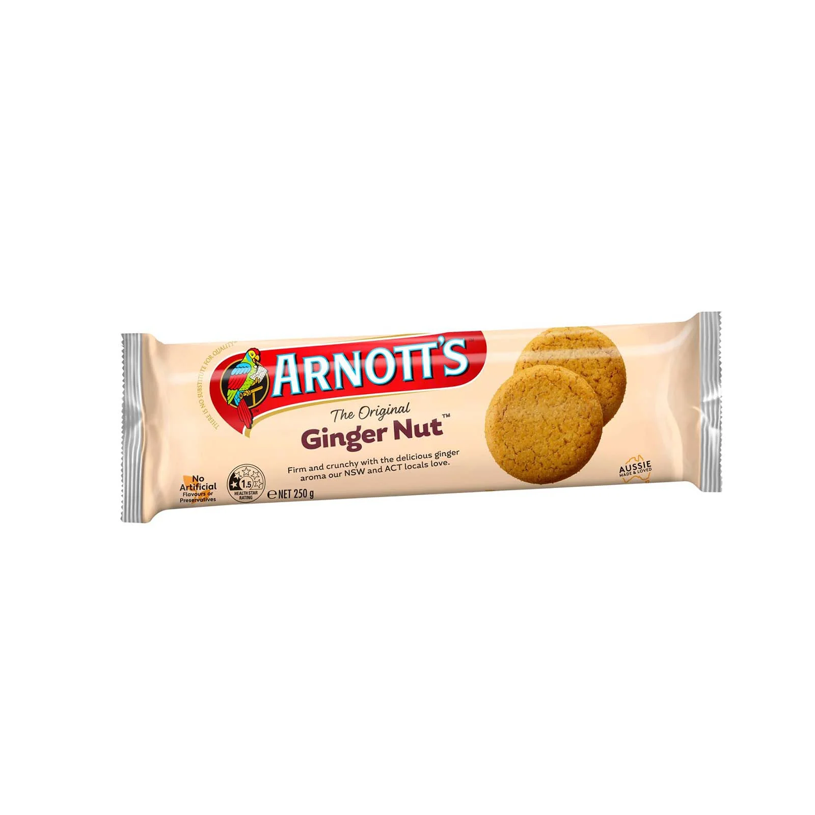 Arnotts Ginger Nut Biscuits 250g - Image 2