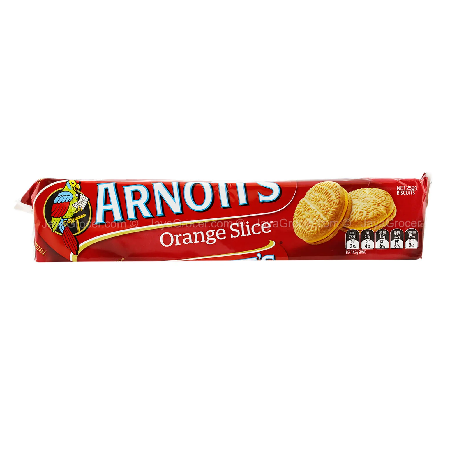 Arnotts Orange Slice Biscuits 250g - Image 2