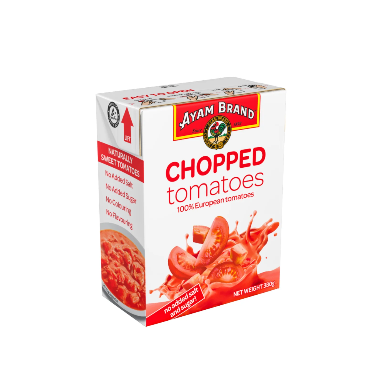 Ayam Brand Chopped Tomatoes 380g - Image 2