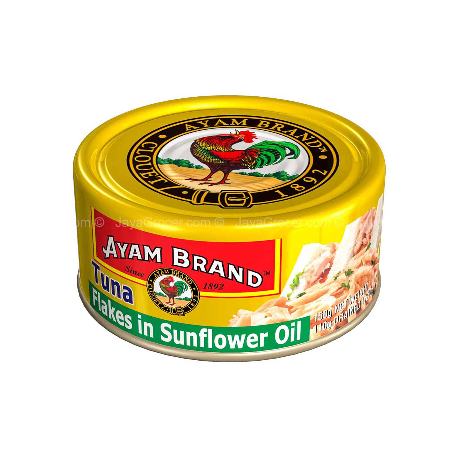 Ayam Brand Tuna Flakes In Sunflower Oil 150g - Image 2