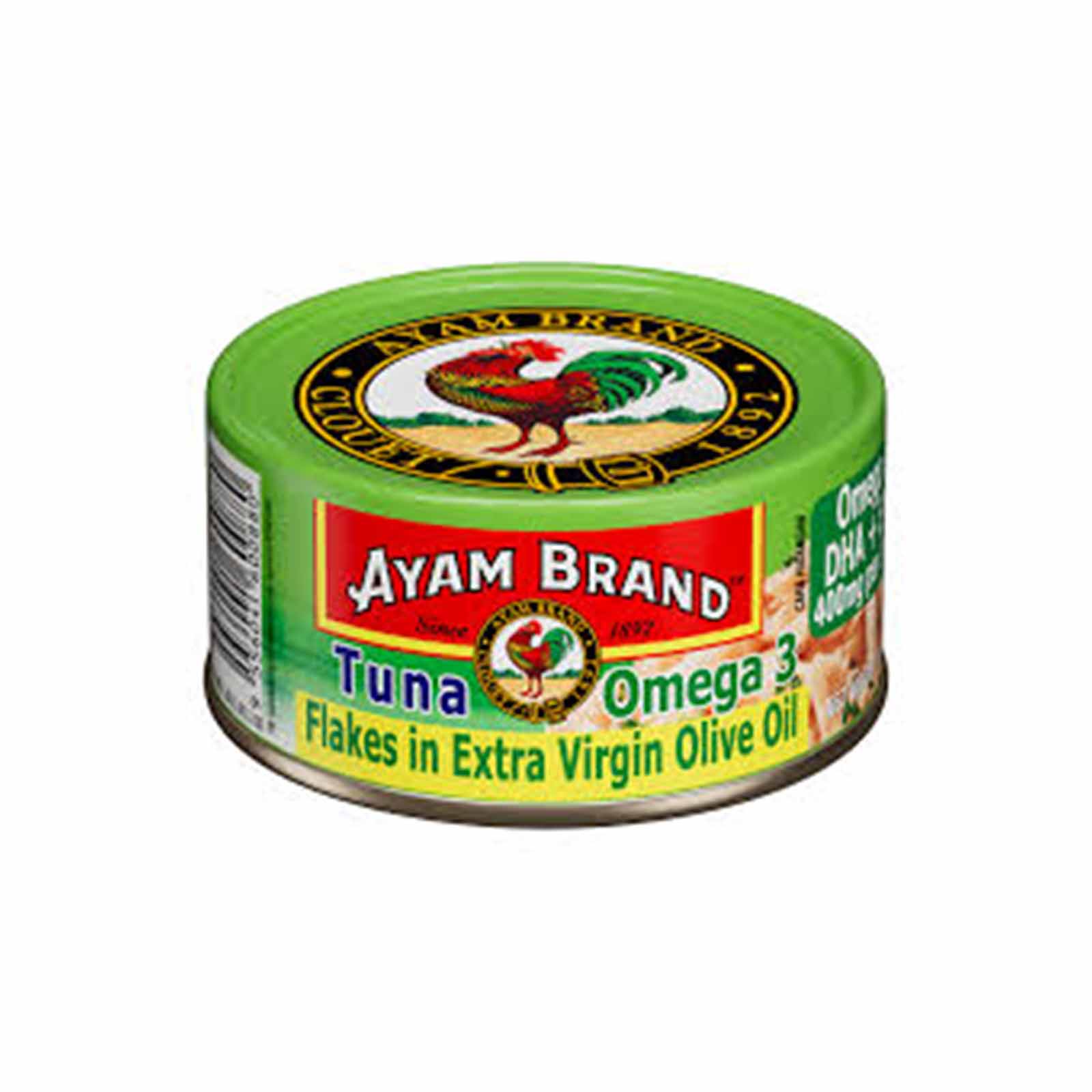 Ayam Brand Tuna Omega 3 Flakes in Extra Virgin Olive Oil 150g - Image 2