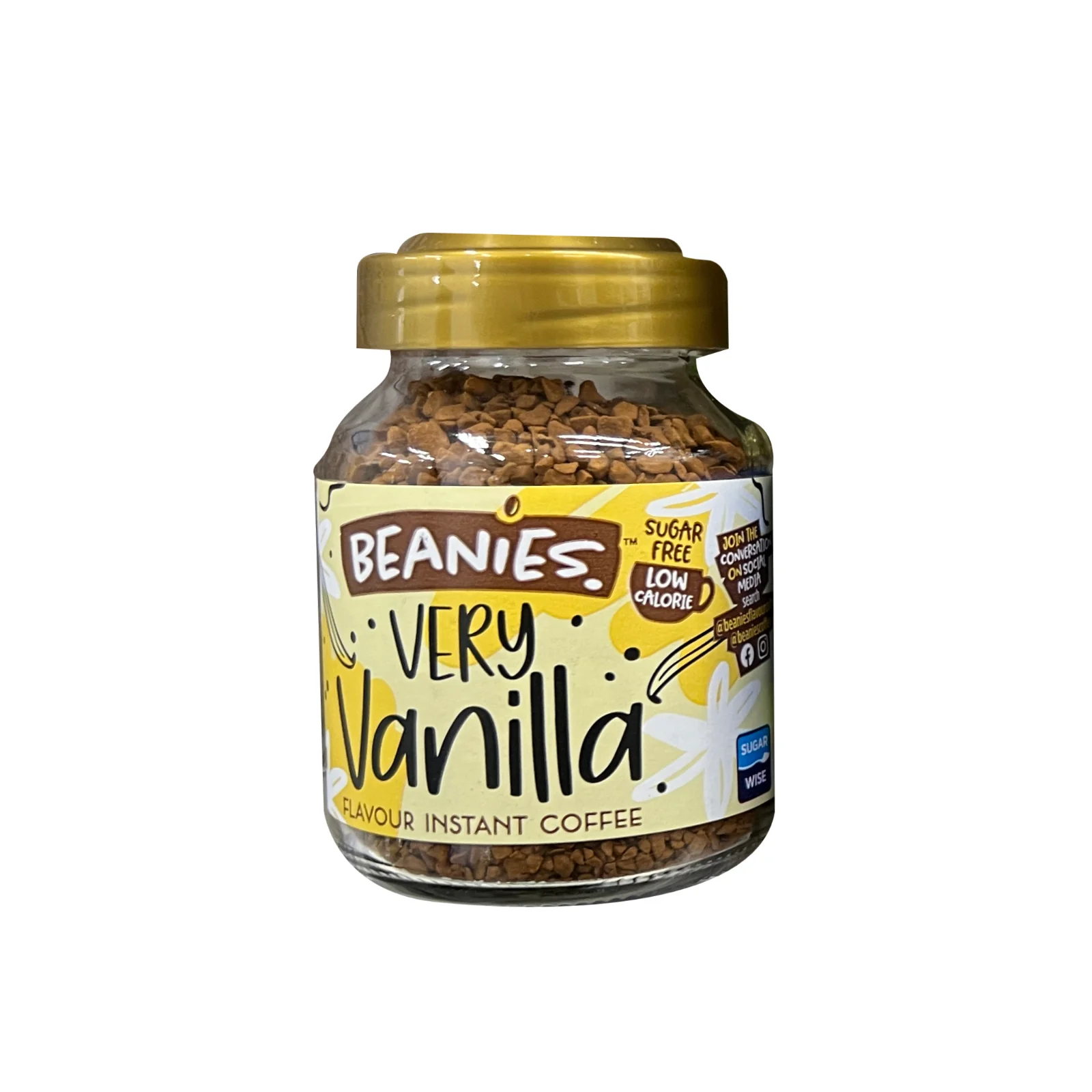 Beanies Very Vanilla Flavour Instant Coffee 50g - Image 2