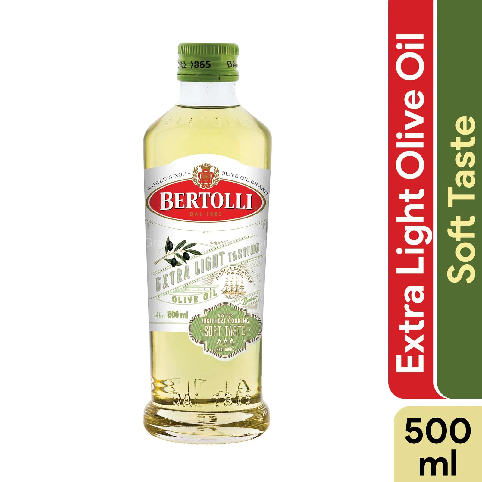 Bertolli Extra Light Olive Oil 500ml - Image 2
