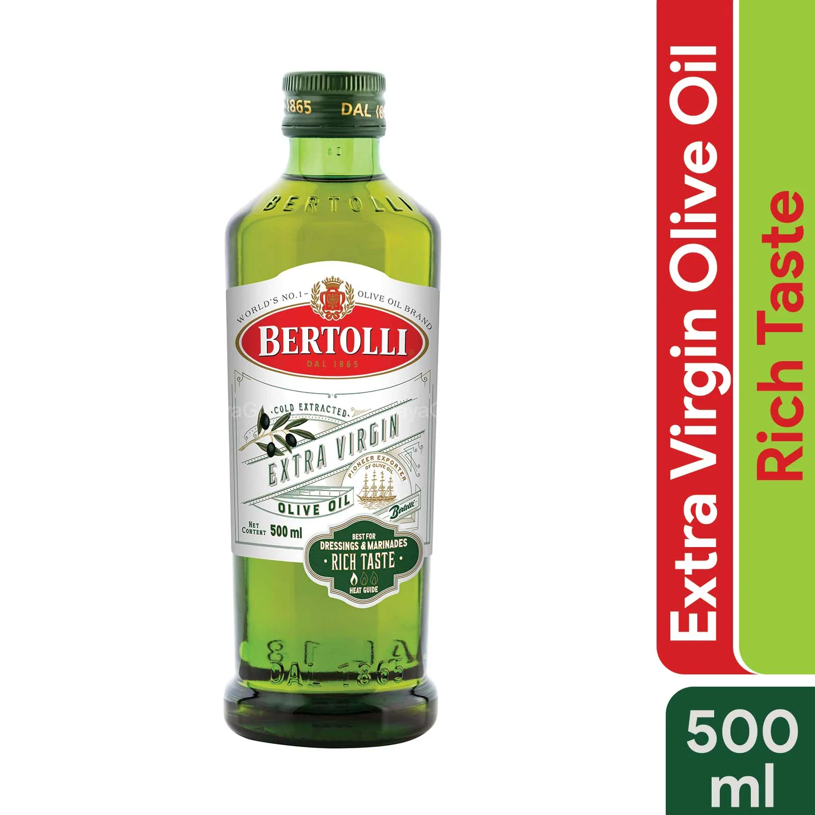 Bertolli Extra Virgin Olive Oil 500ml - Image 2