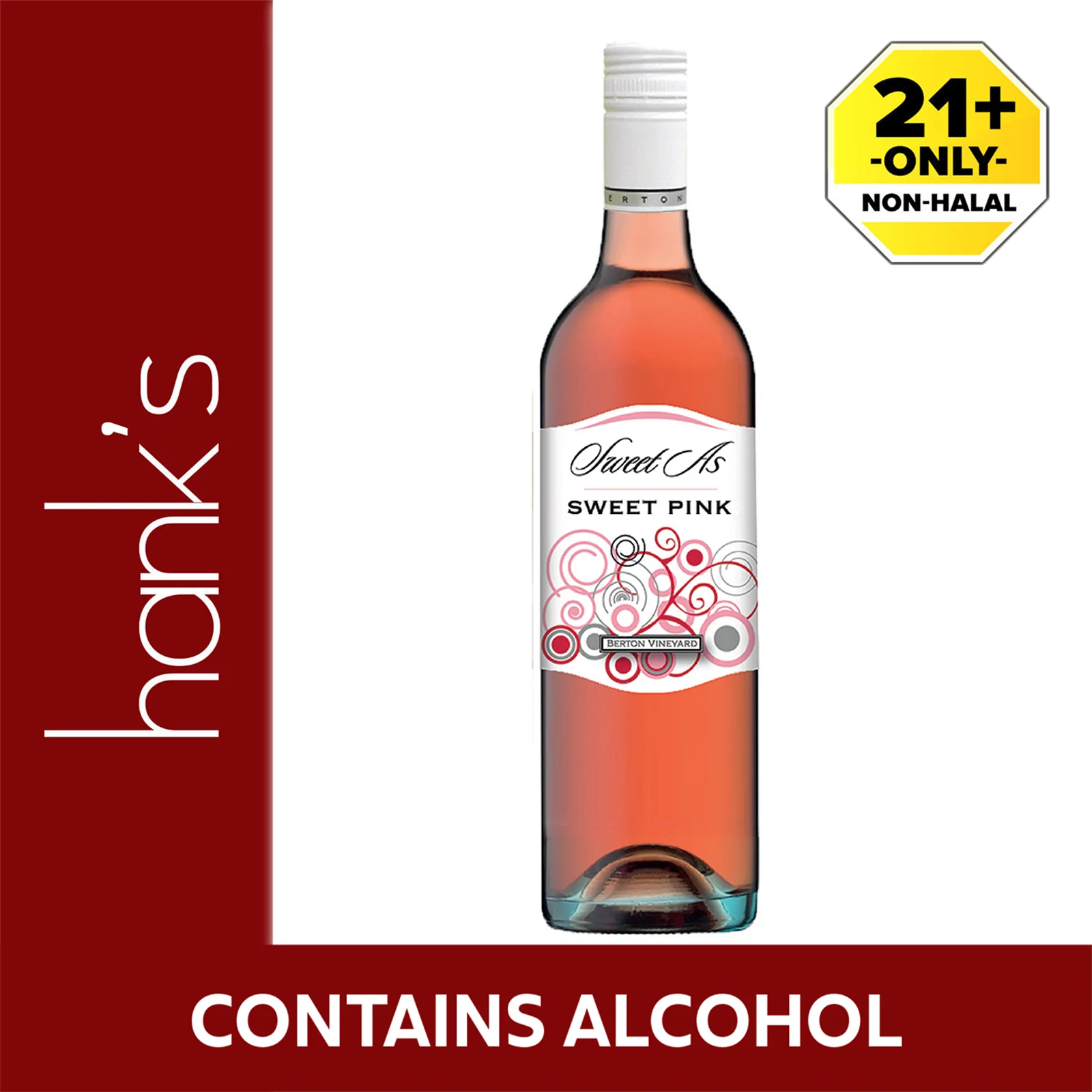 Berton Vineyard Sweet As Pink Moscato Wine 750ml - Image 2