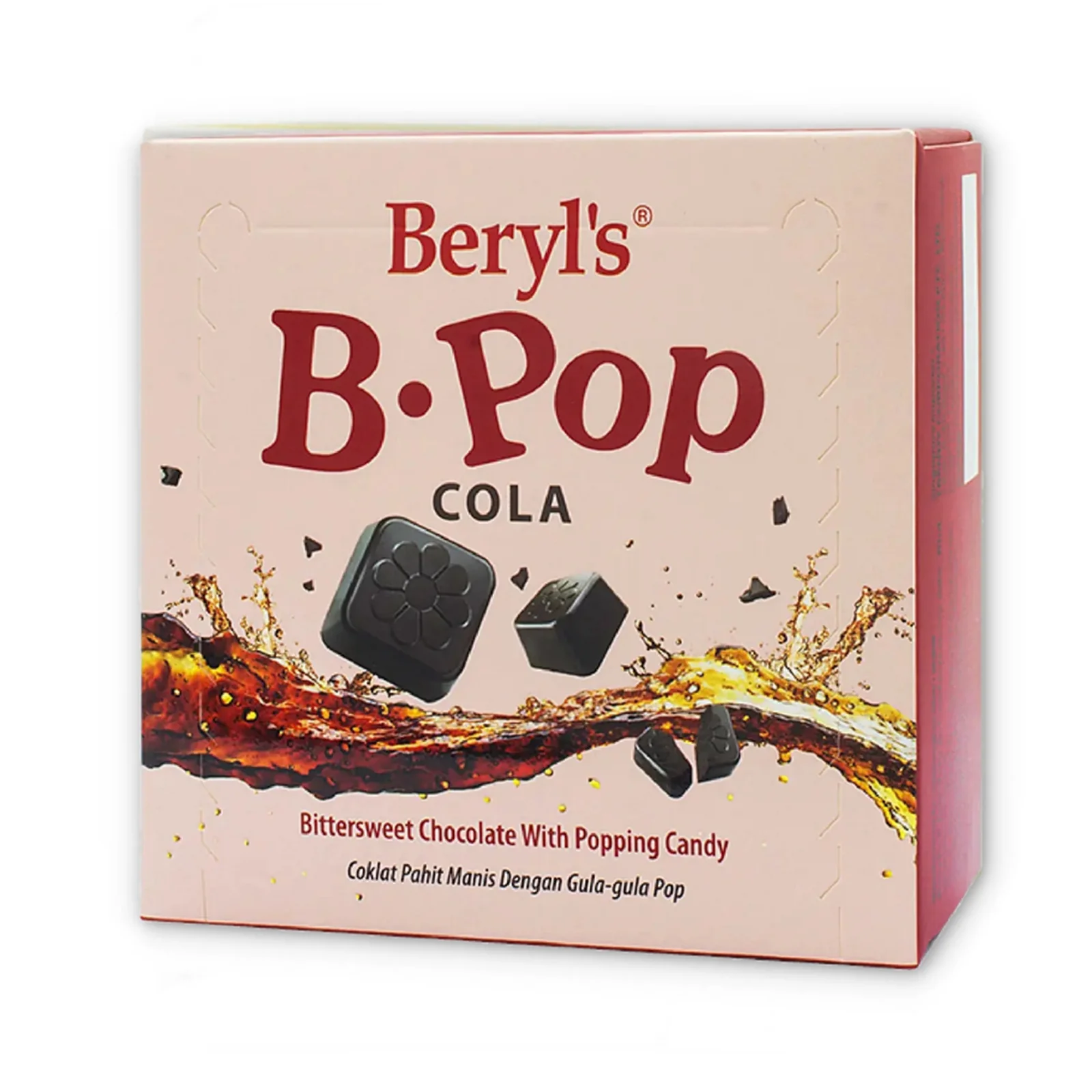 Beryls B.Pop Cola Bittersweet Chocolate 50g - Image 2