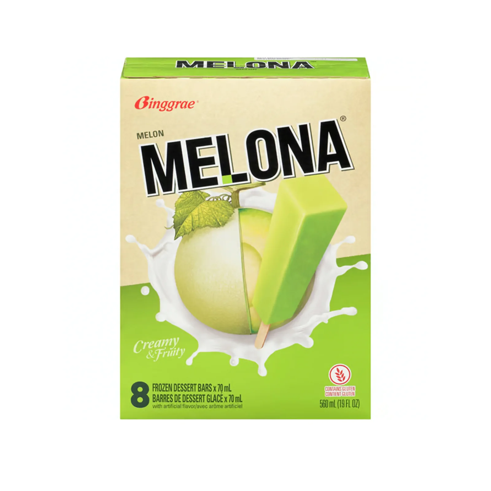 Binggrae Melona Melon Flavoured Ice Bar 80ml - Image 2