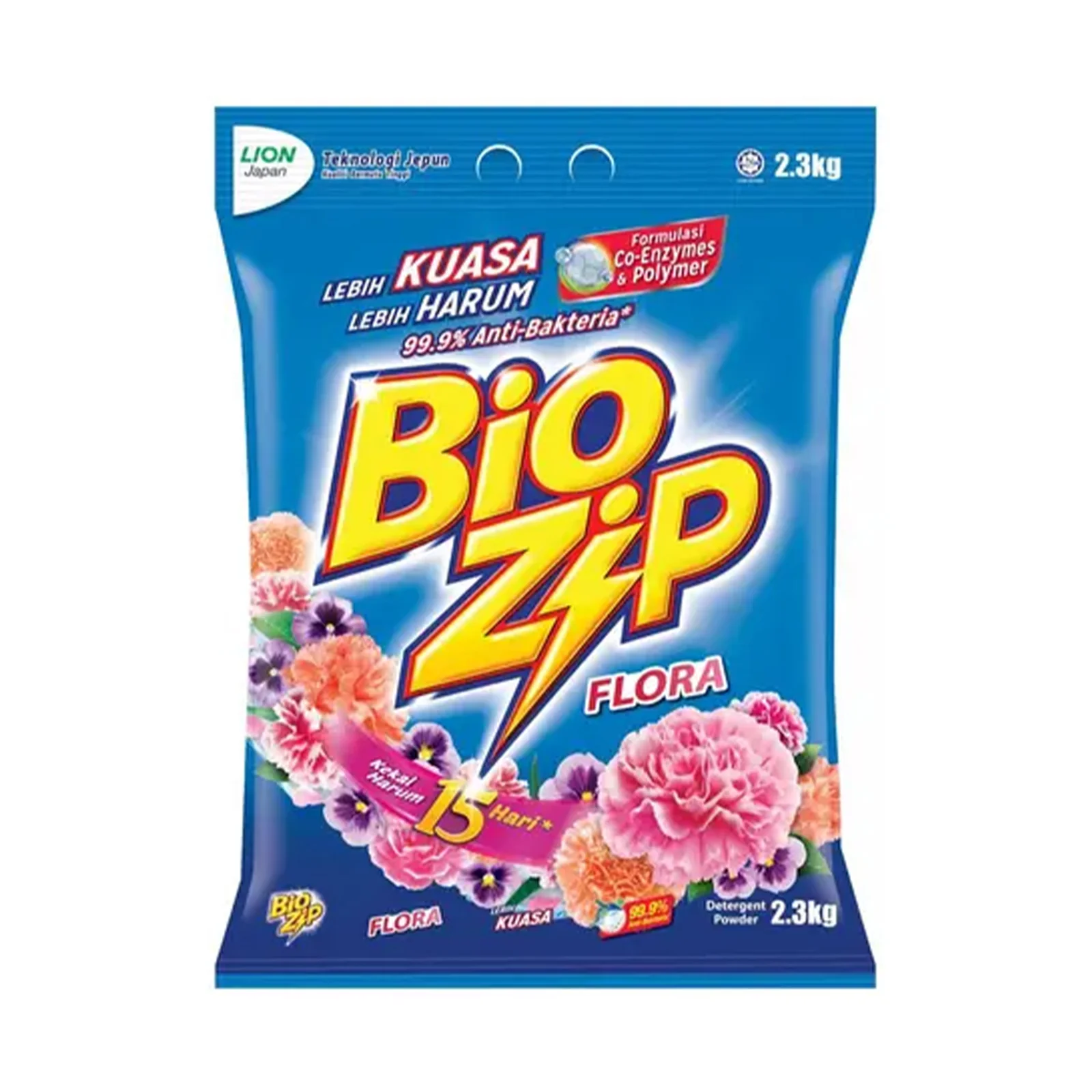 Bio Zip Flora Detergent Powder 2.3kg - Image 2