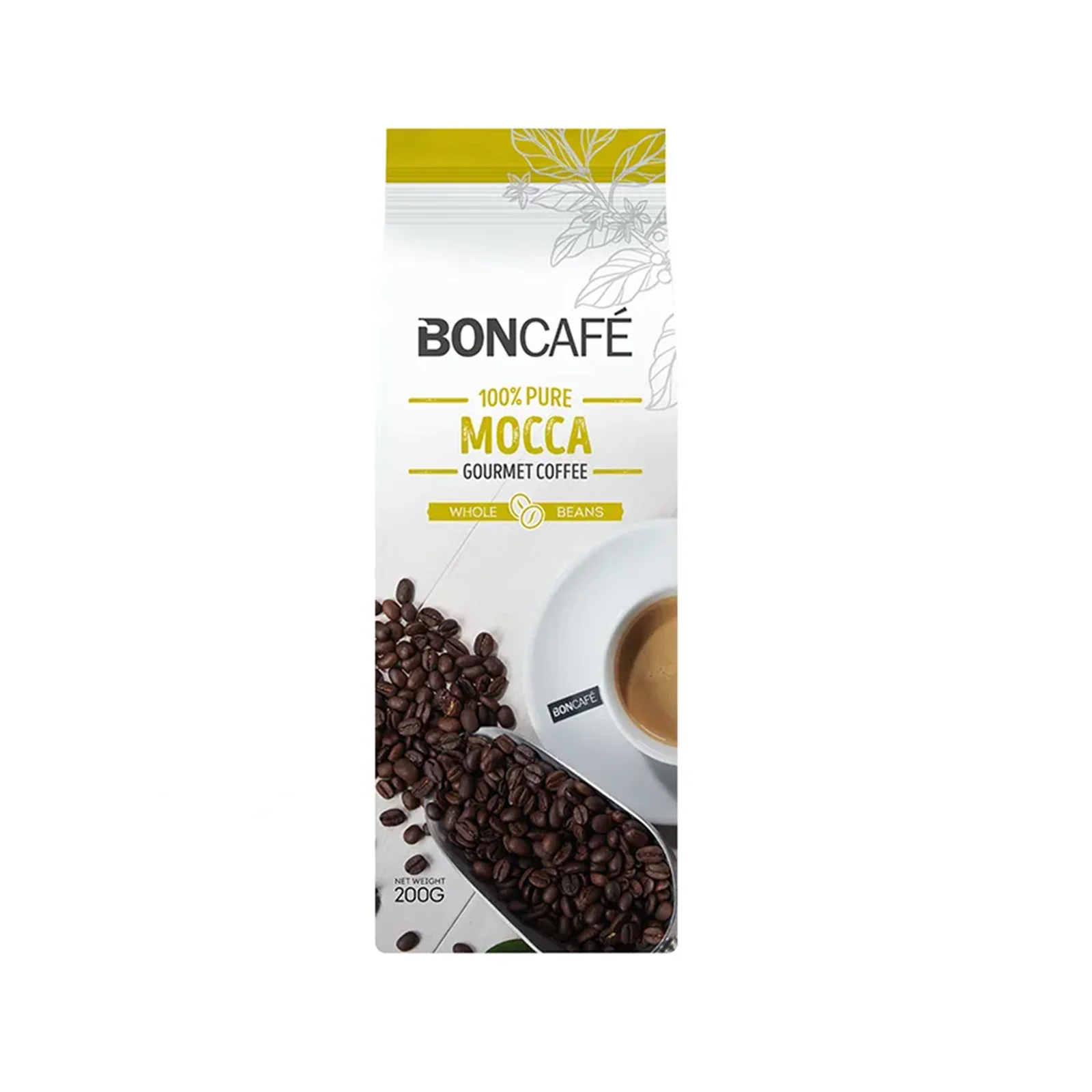 Boncafe Mocca Coffeee Beans 200g - Image 2
