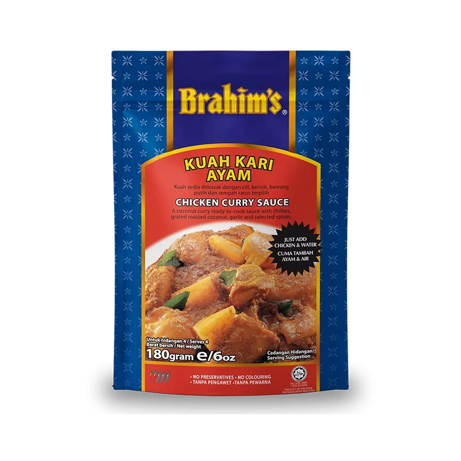 Brahims Kuah Curry Chicken 180g - Image 2