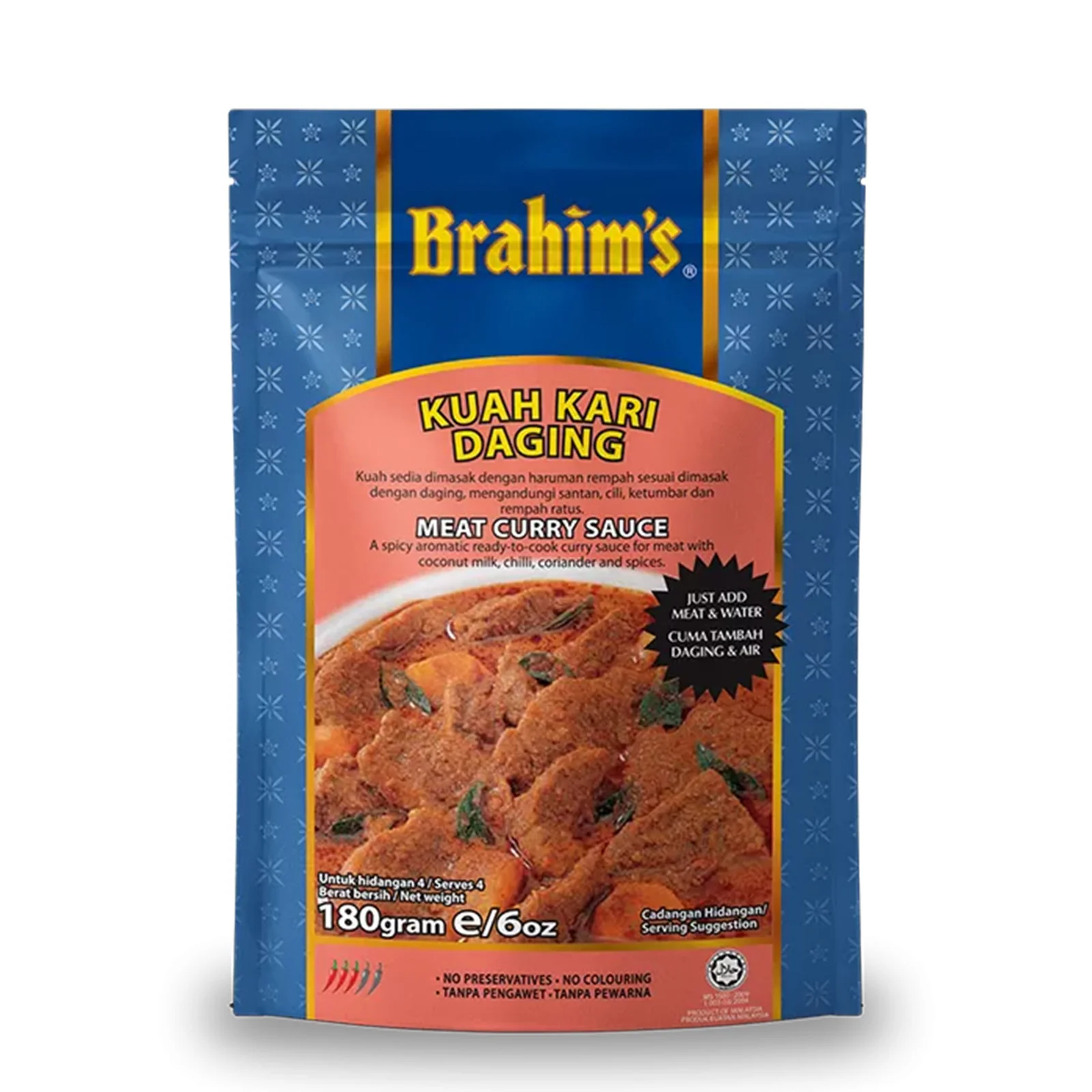 Brahim's Curry Meat Paste 180g - Image 2