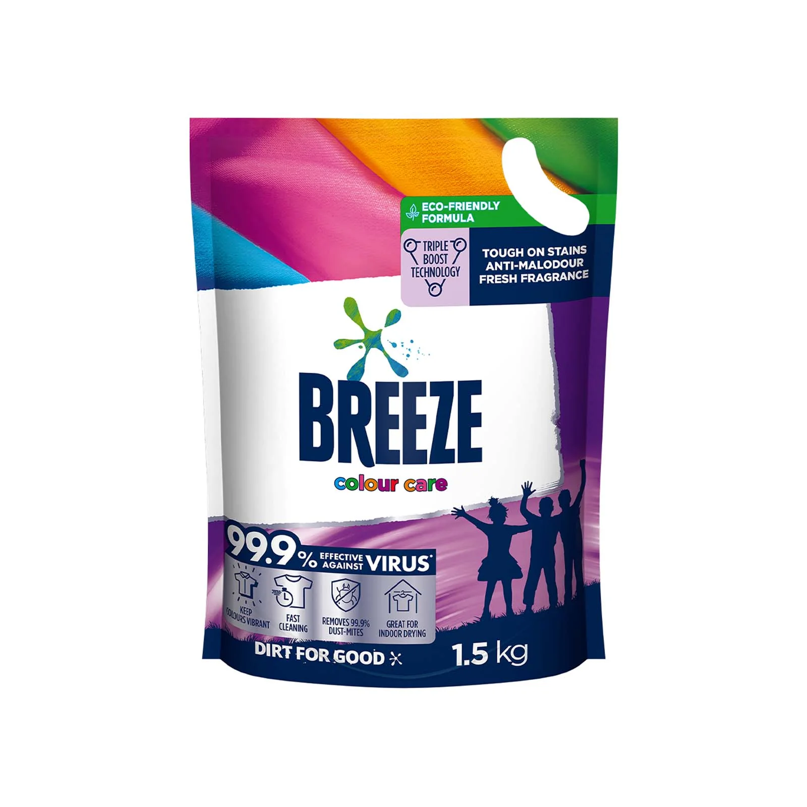Breeze Detergent Liquid Color Care Refill Pack 1.5kg - Image 2