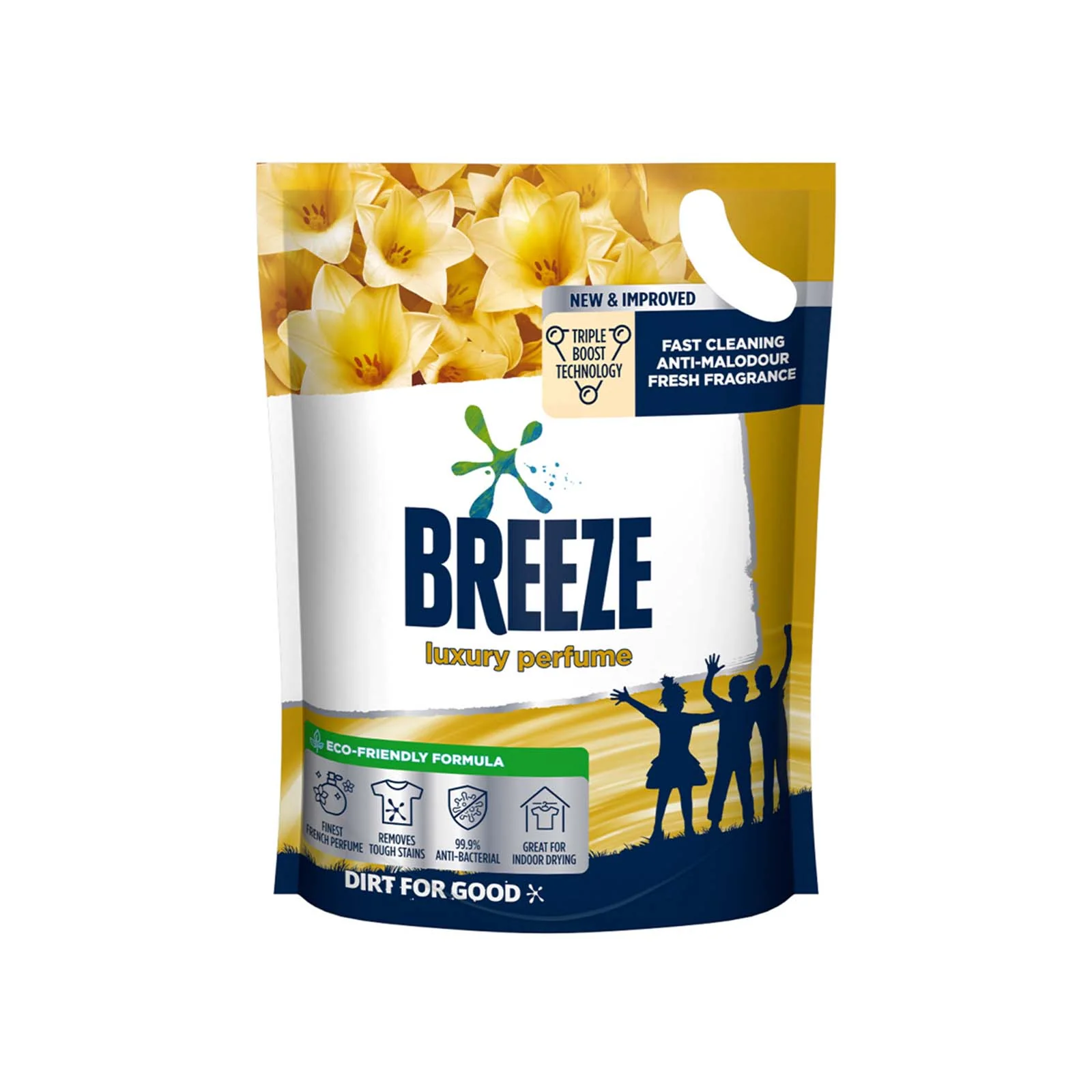 Breeze Detergent Luxury Perfume Refill Pack 1.5kg - Image 2
