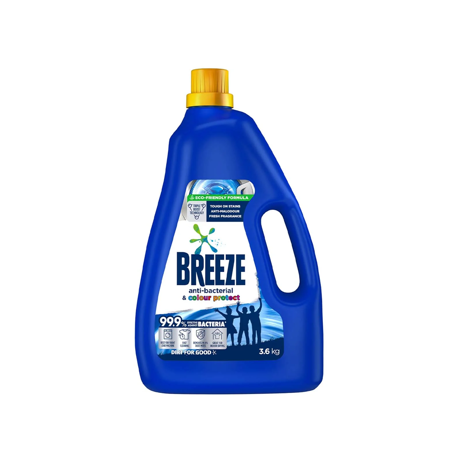 Breeze Detergent Liquid Anti-Bacterial & Colour Protect 3.6kg - Image 2