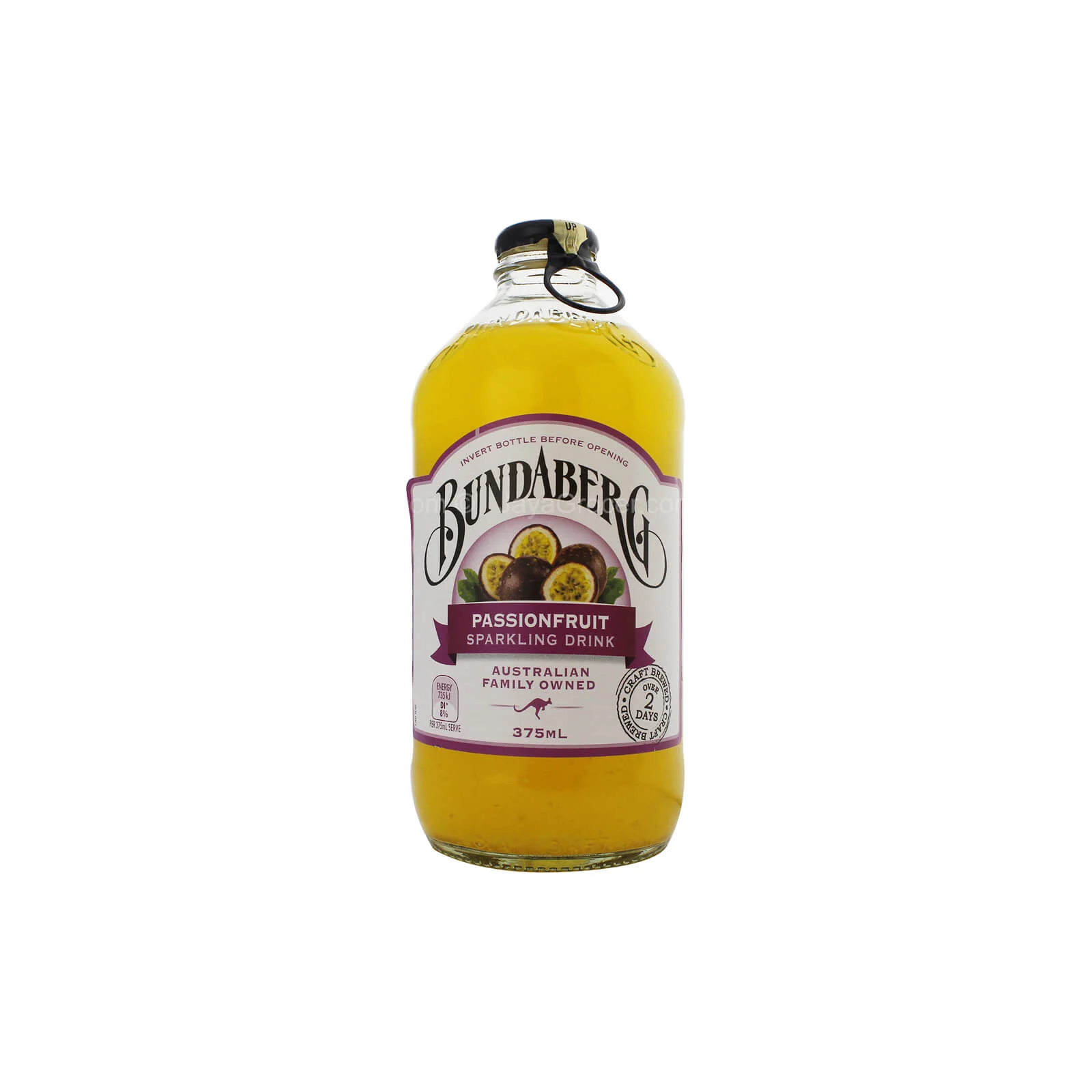 Bundaberg Passionfruit Sparkling Drink 375ml - Image 2