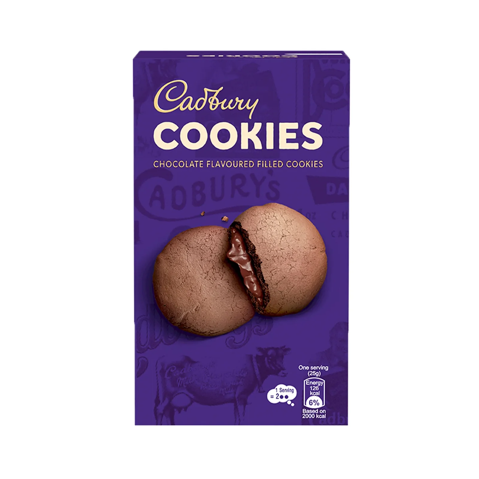 Cadbury Chocobakes Choc Filled Cookies 150g - Image 2
