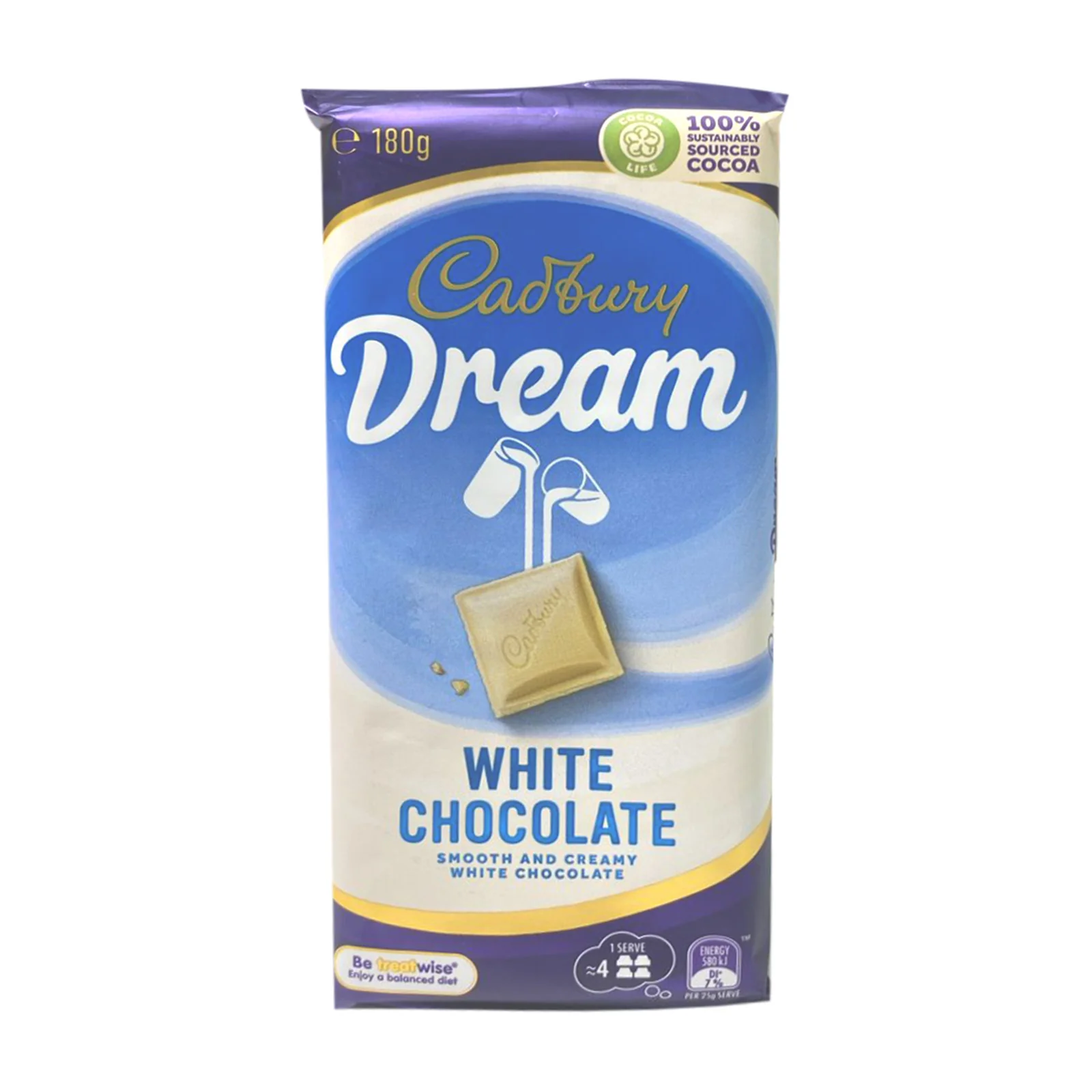Cadbury Dream Smooth and Creamy White Chocolate 178g - Image 2