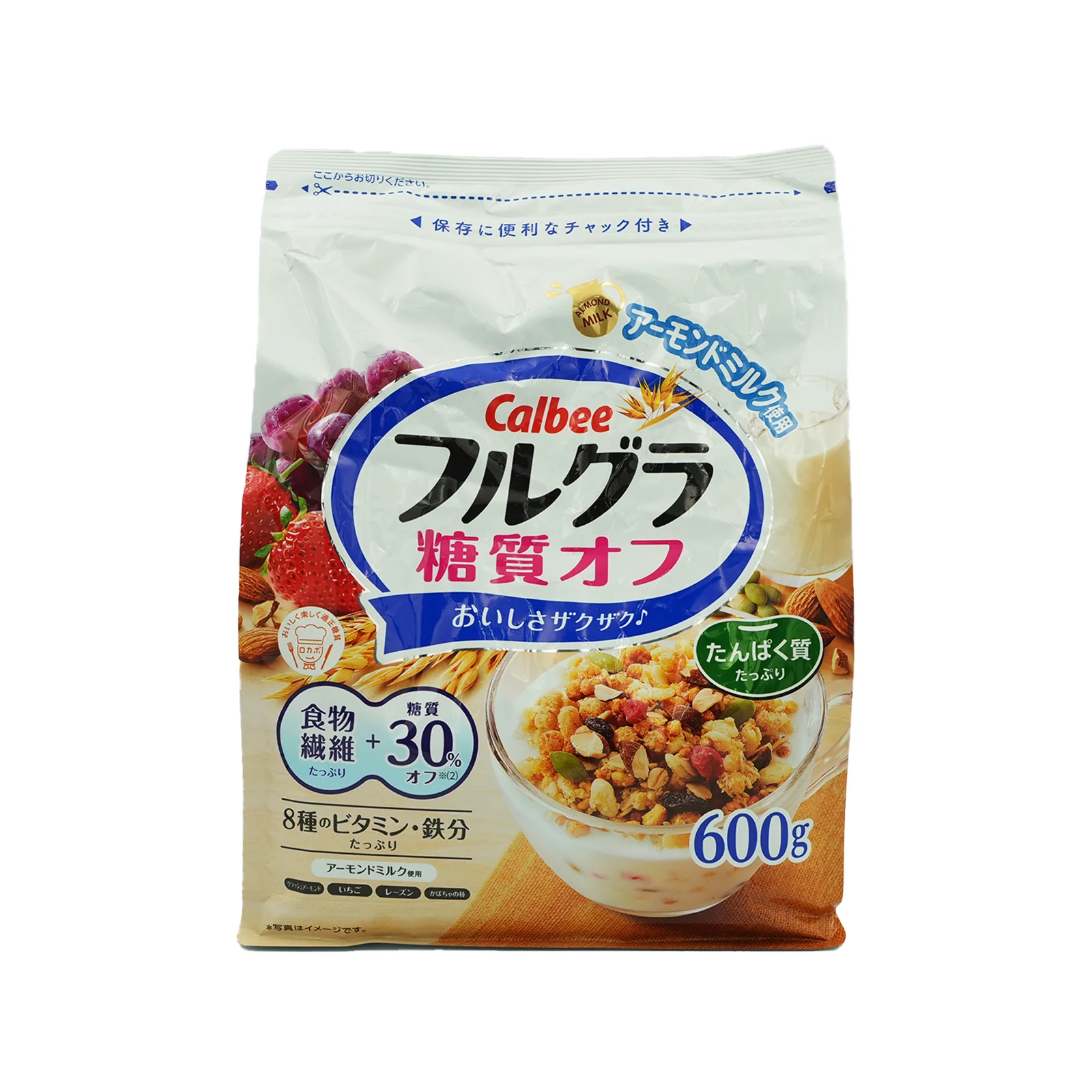CALBEE FRUIT GRANOLA 25% LESS SUGAR 600G - Image 2