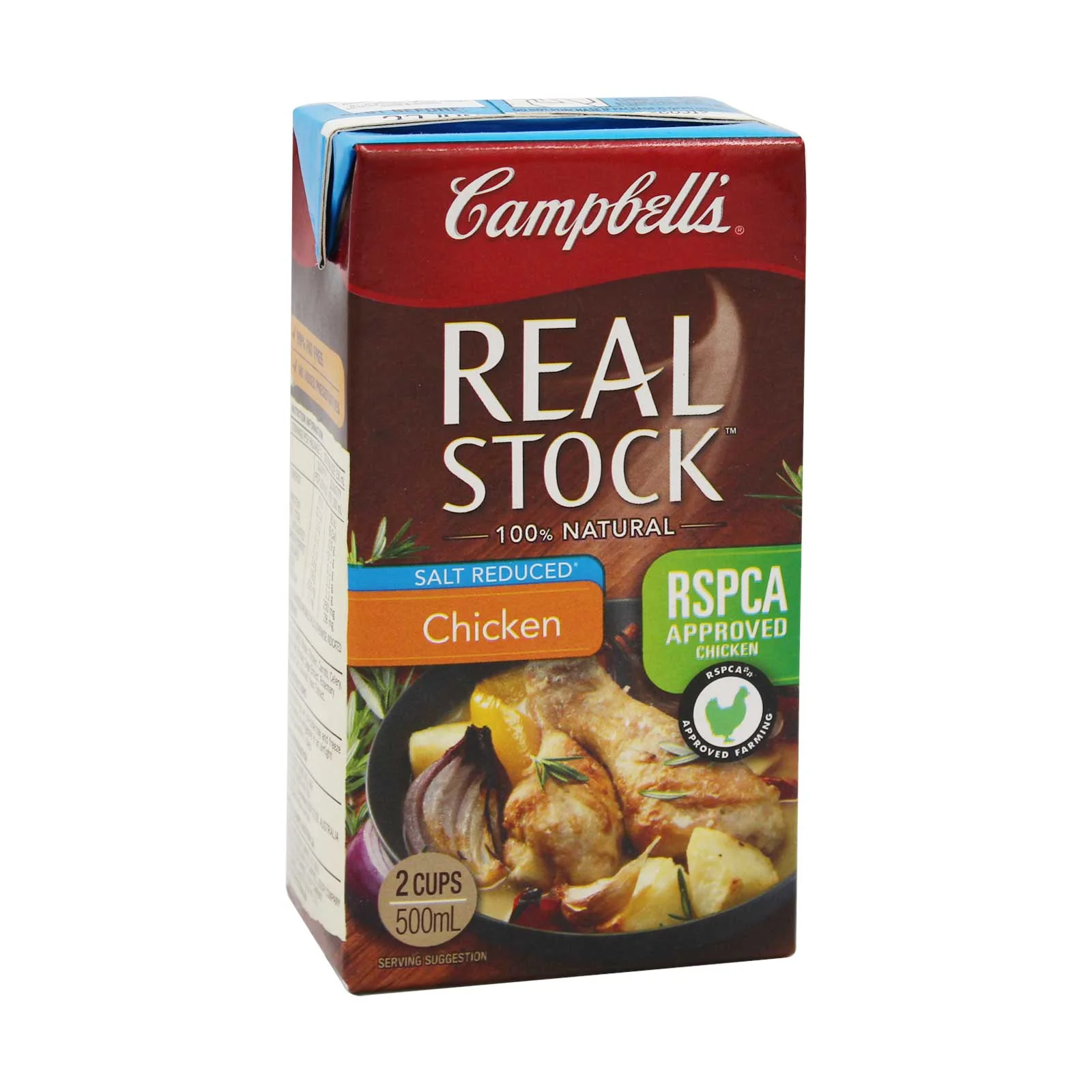 Campbells Real Stock Chicken Salt Reduced 500ml - Image 2