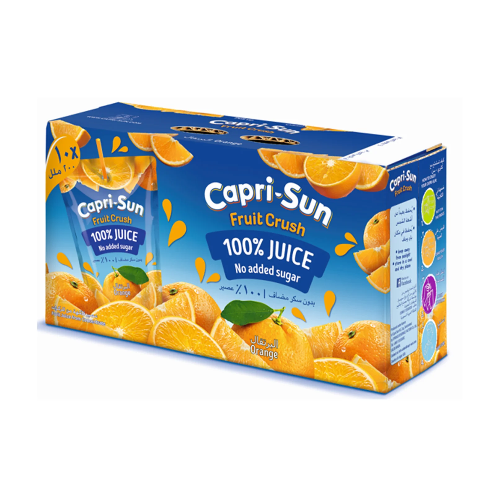 Capri-Sun No Added Sugar Orange Juice 200ml - Image 3