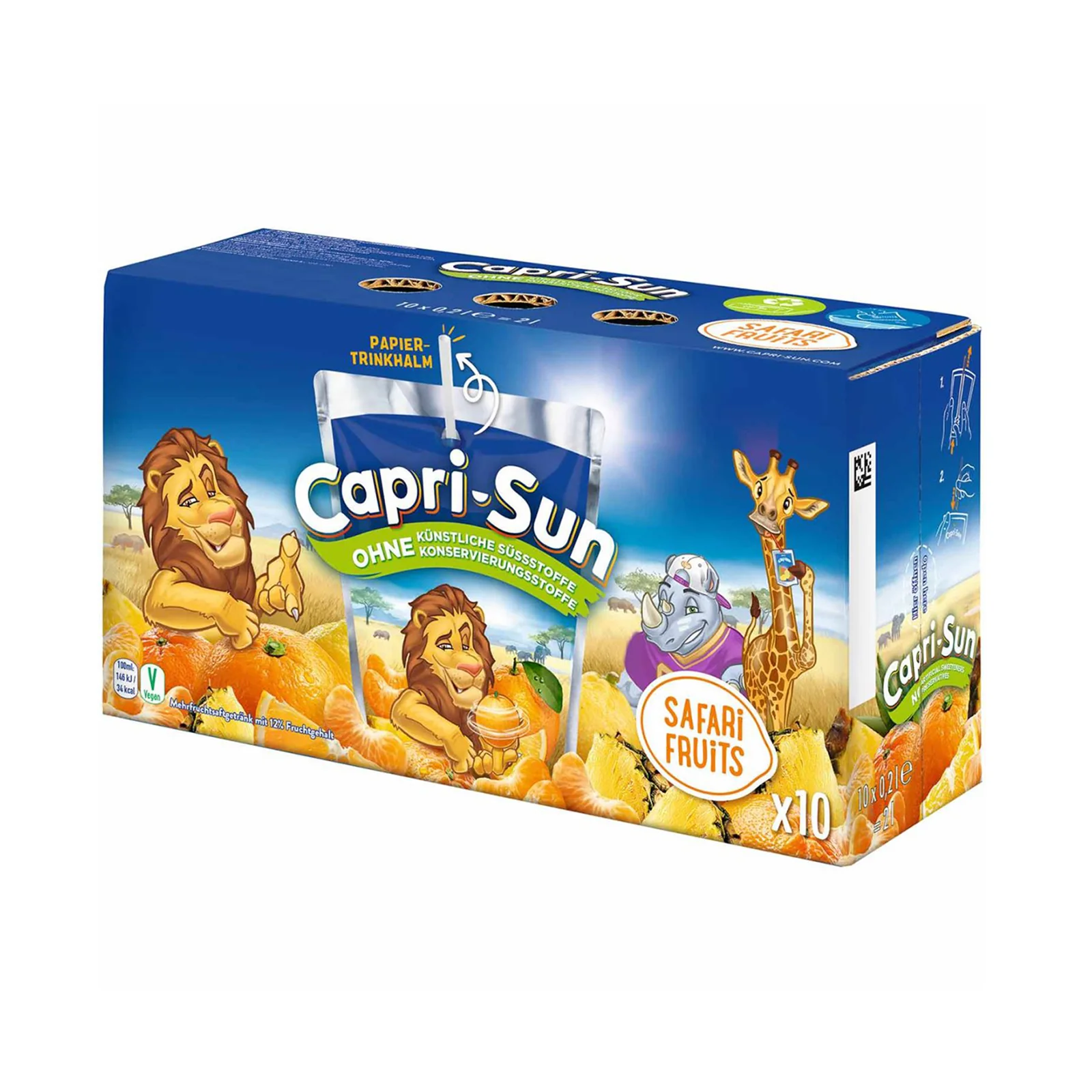 Caprisun Safari Fruit Drink Pouch 200ml - Image 2