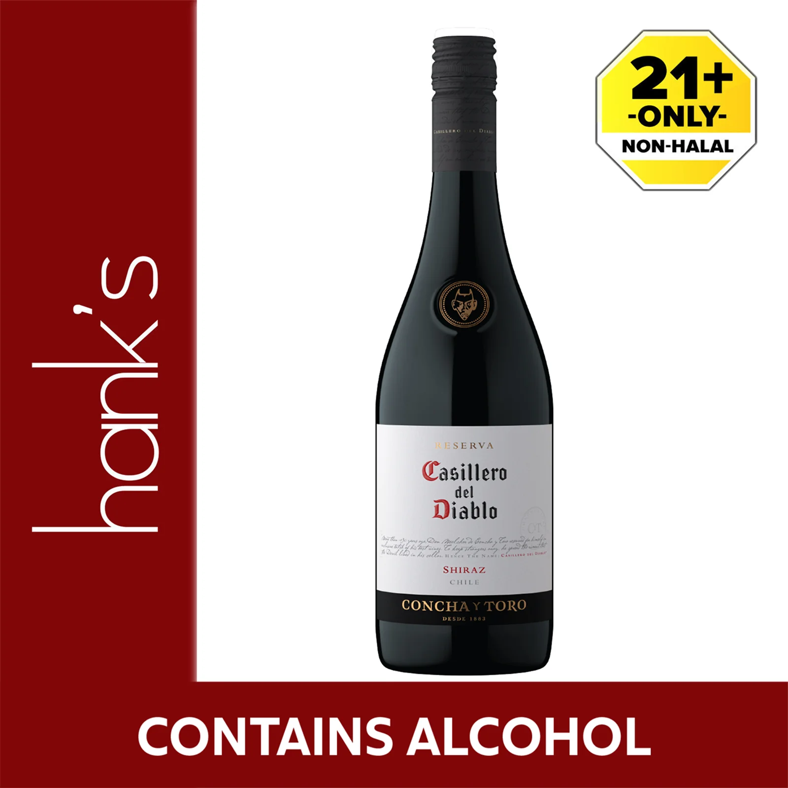 Casillero Del Diablo Reserva Shiraz 750ml - Image 2