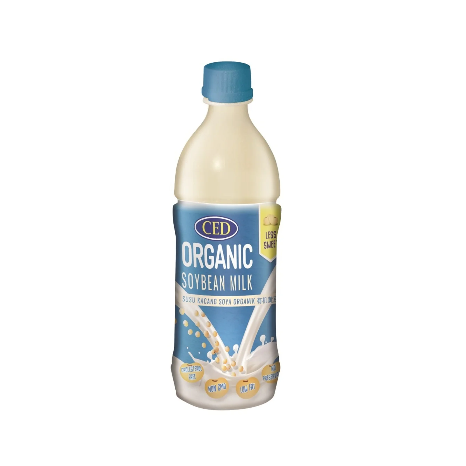 Ced Organic Soya Bean Milk Low Sugar 1L - Image 2