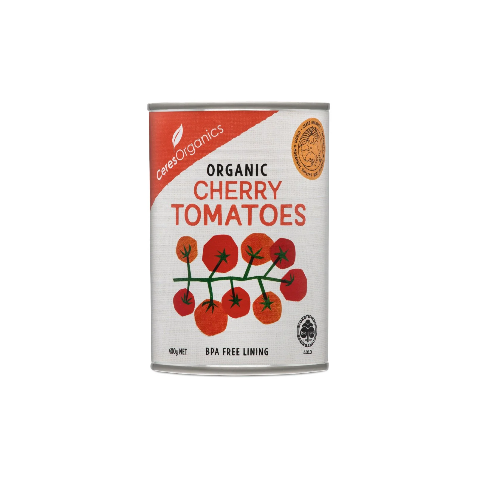 Ceres Organics Cherry Tomatoes in Can 400g - Image 2