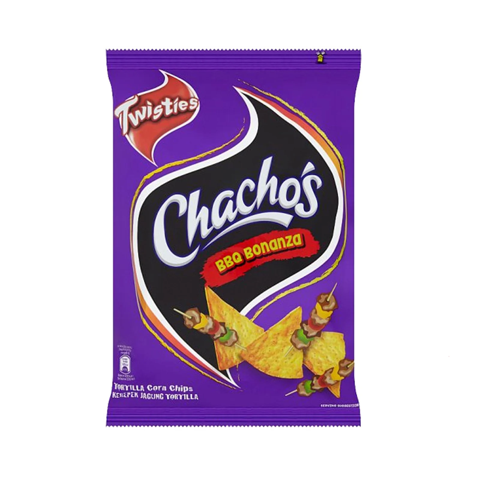 Chachos Tortilla Corn Chips BBQ Bonanza Flavour 70g - Image 2