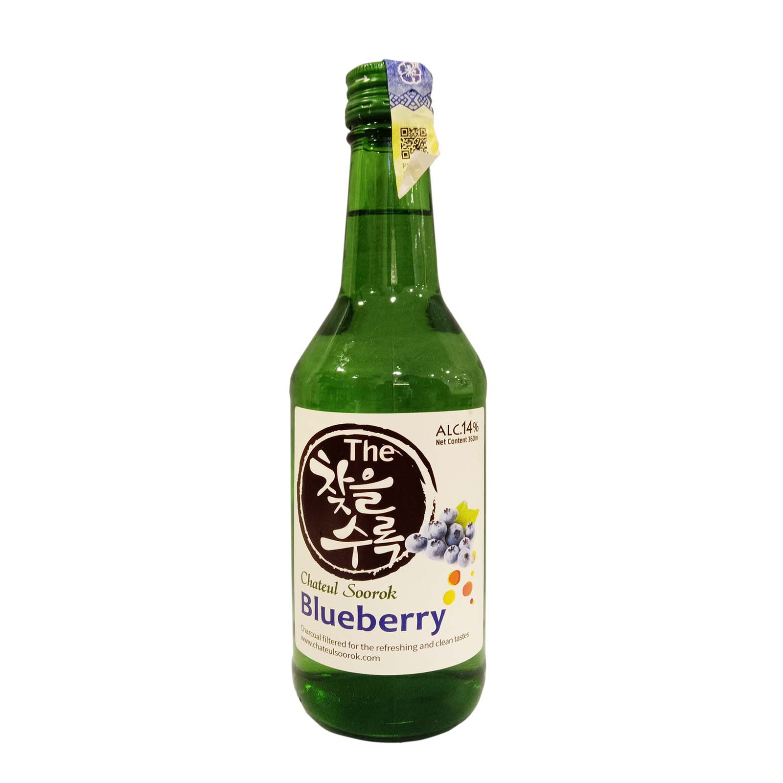 Chateul Soorok Blueberry Alcohol 14% Soju 360ml - Image 2