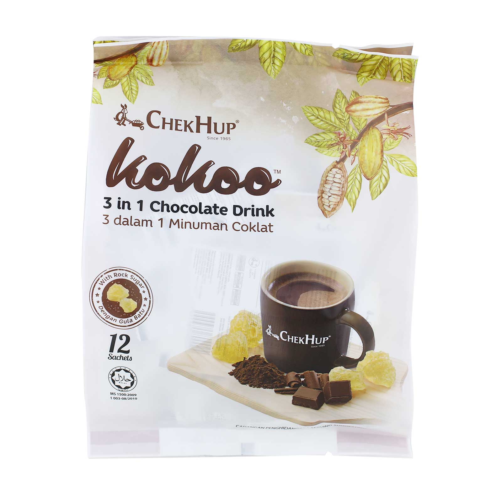Chek Hup Kokoo Hot Chocolate Drink 40g x 12 - Image 2