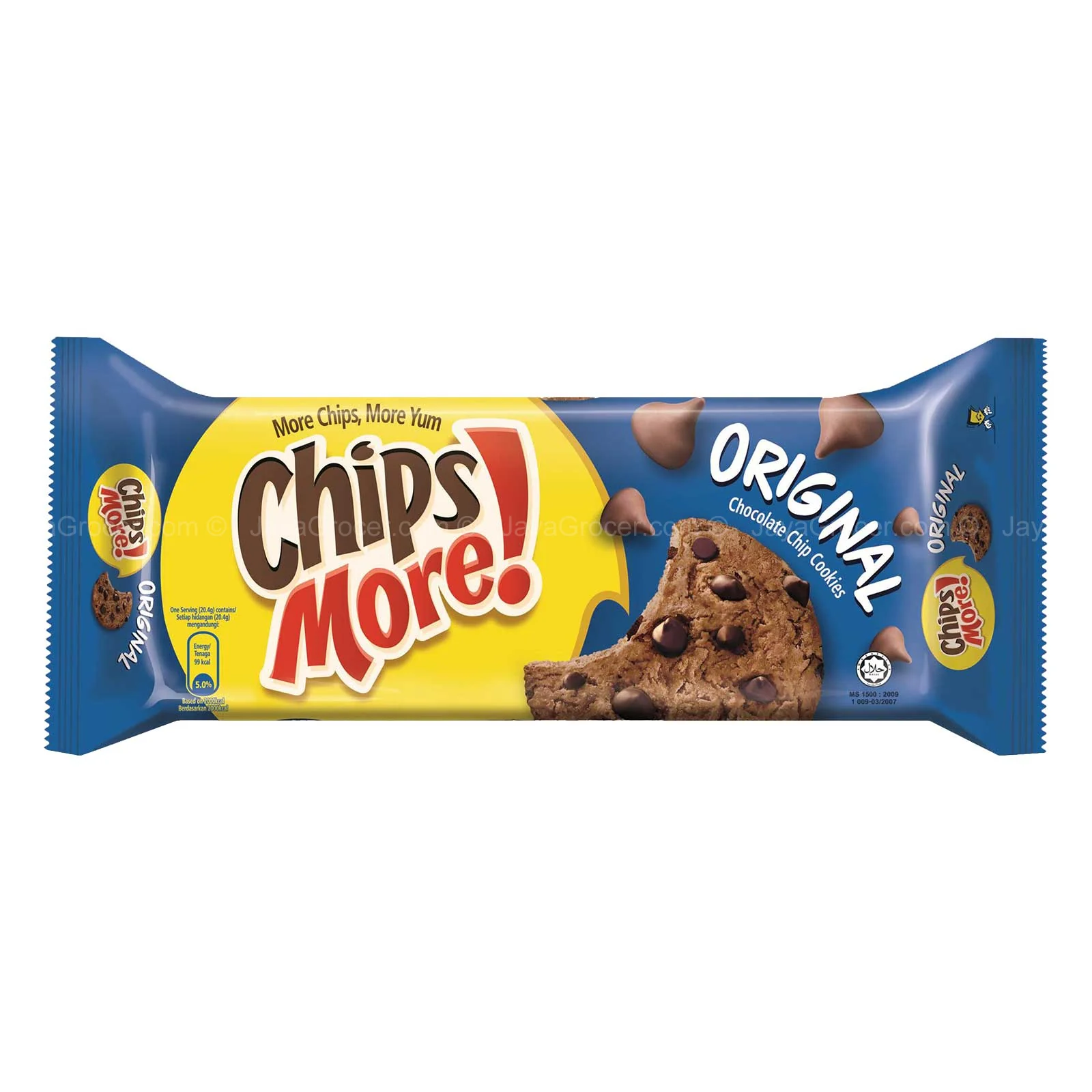 Chipsmore Regular Chocolate Chip Cookies 135g - Image 2