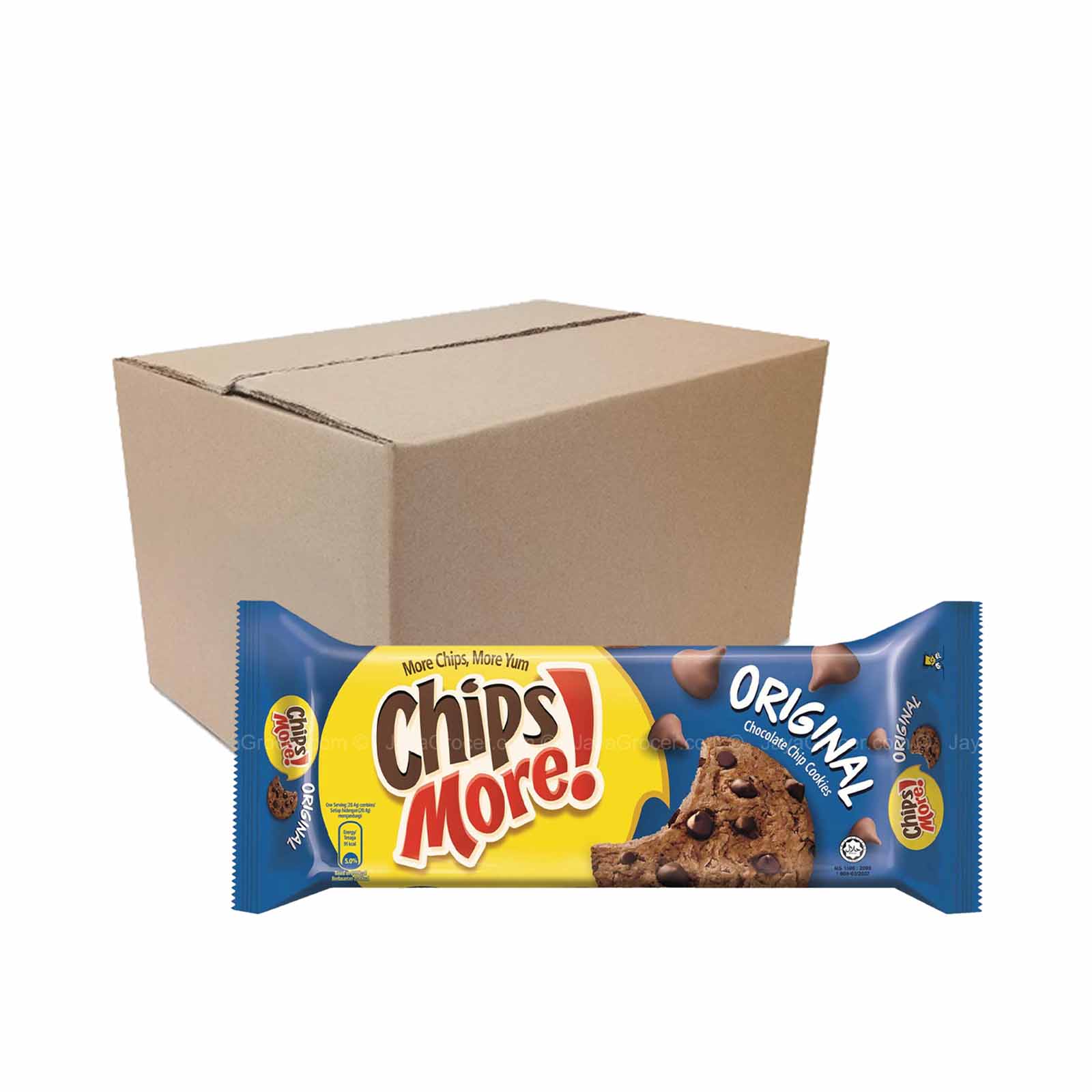 Chipsmore Regular Chocolate Chip Cookies 135g - Image 3