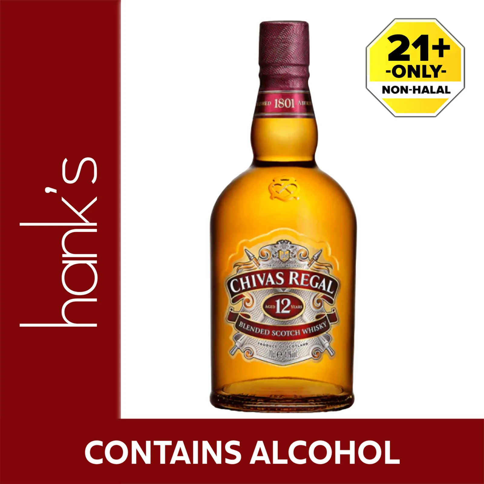 Chivas Regal 12 Years Whisky 700ml - Image 2