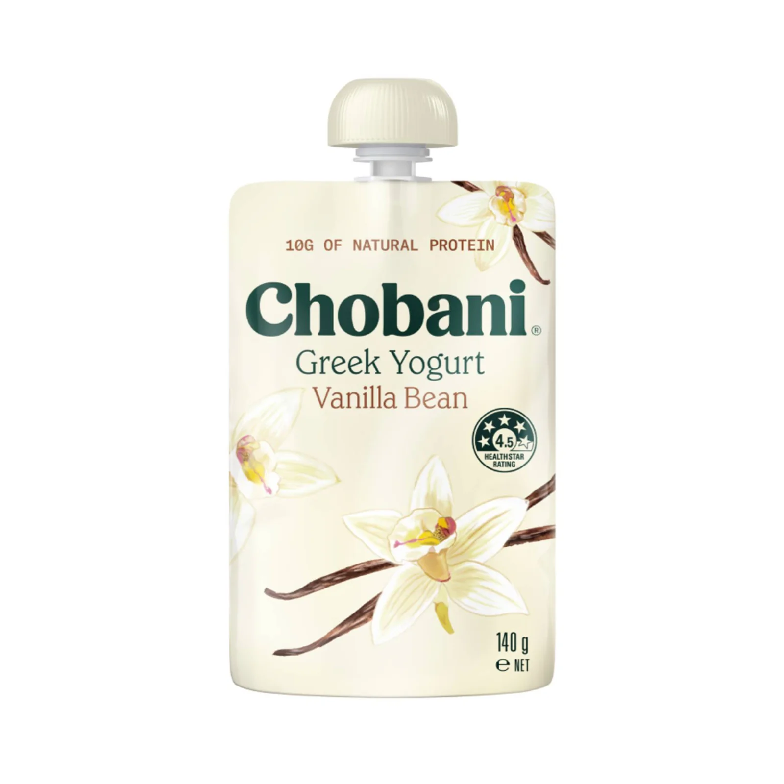 Chobani Vanilla Blended Yogurt Pouch 140g - Image 2
