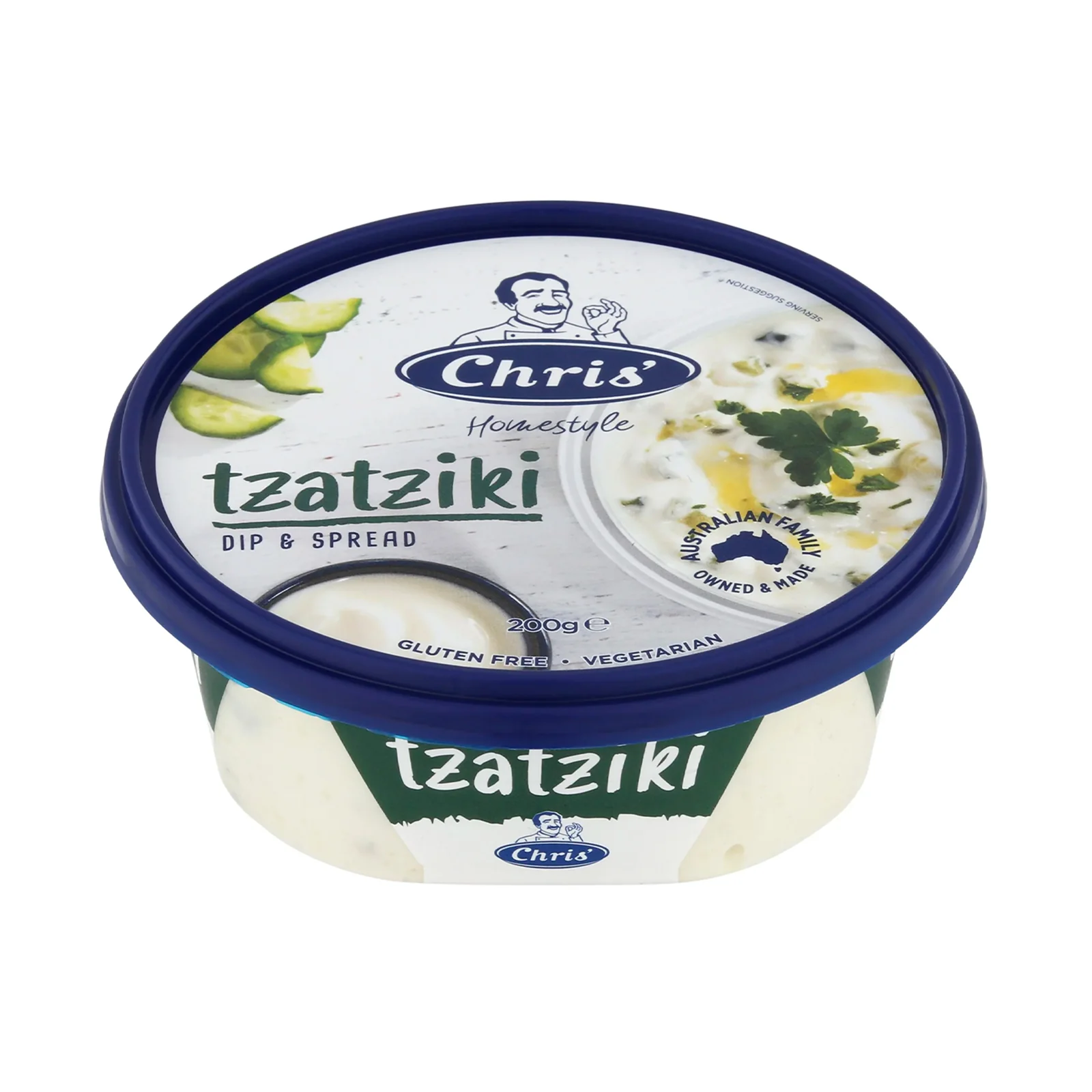 ChrisÃ¢â‚¬â„¢ Tzatziki Dip & Spread 200g - Image 2