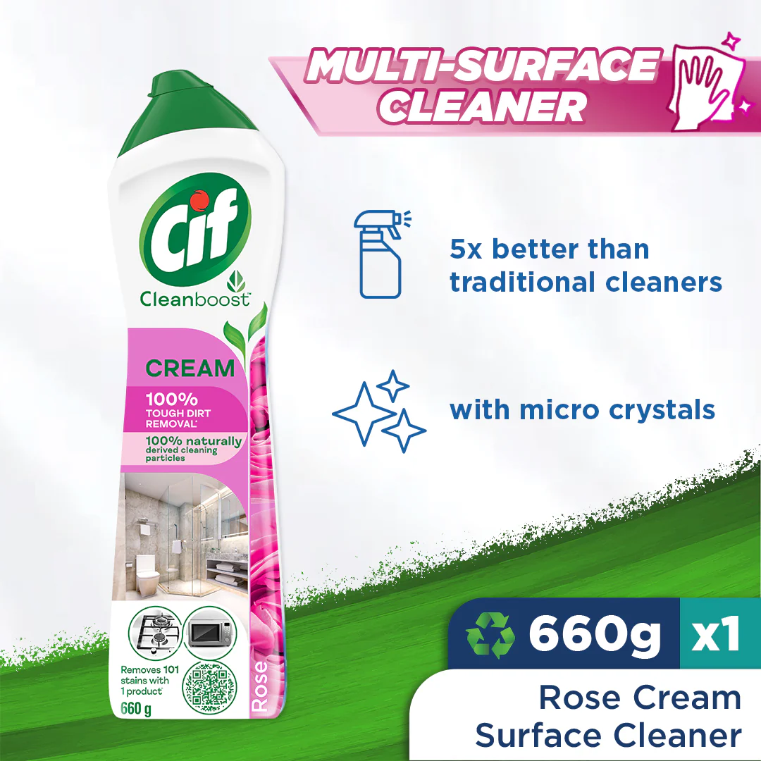 Cif Liquid Scourer Rose 660g - Image 2