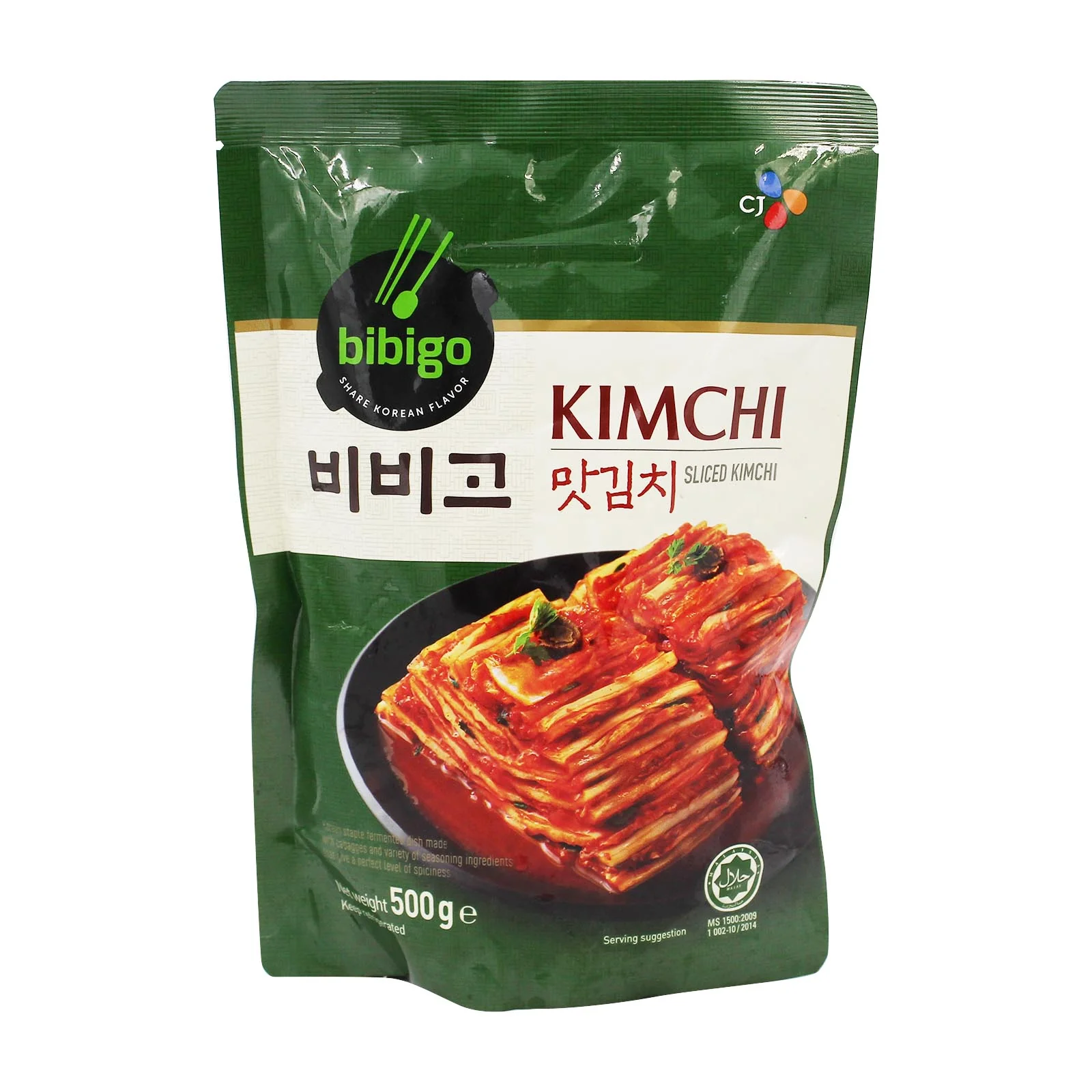 CJ Sliced (Mat) Kimchi 500g - Image 2