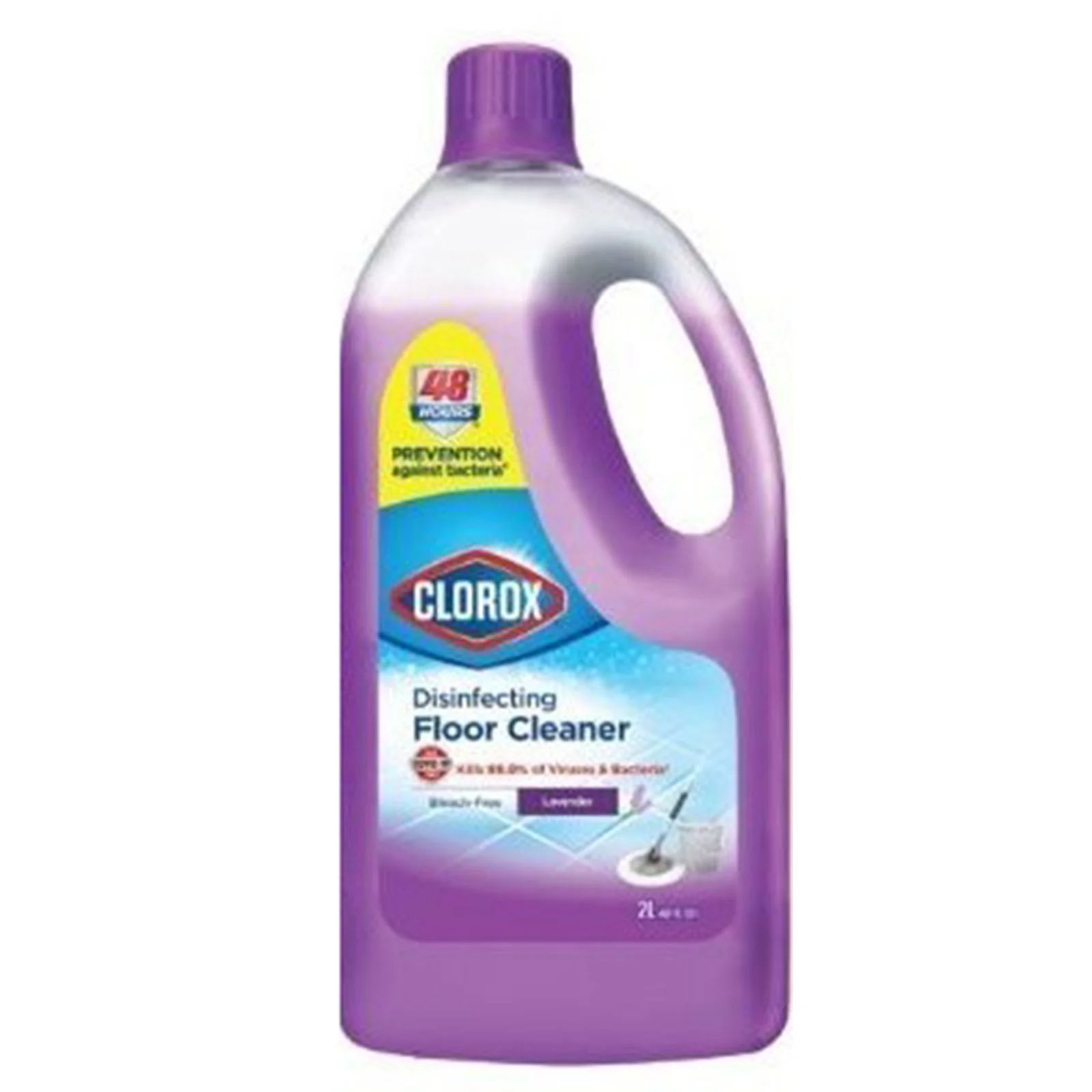 Clorox Multi Surface Disinfectant Floor Cleaner Lavender 2L - Image 2
